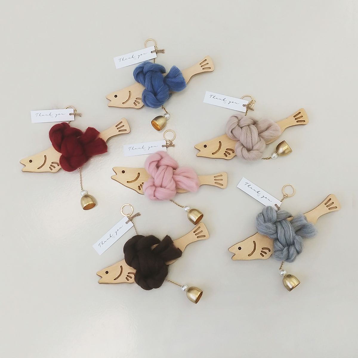 루시엔데코(LUCIENDECO) 액막이 명태 오너먼트 (6color + 명주실) GIFT