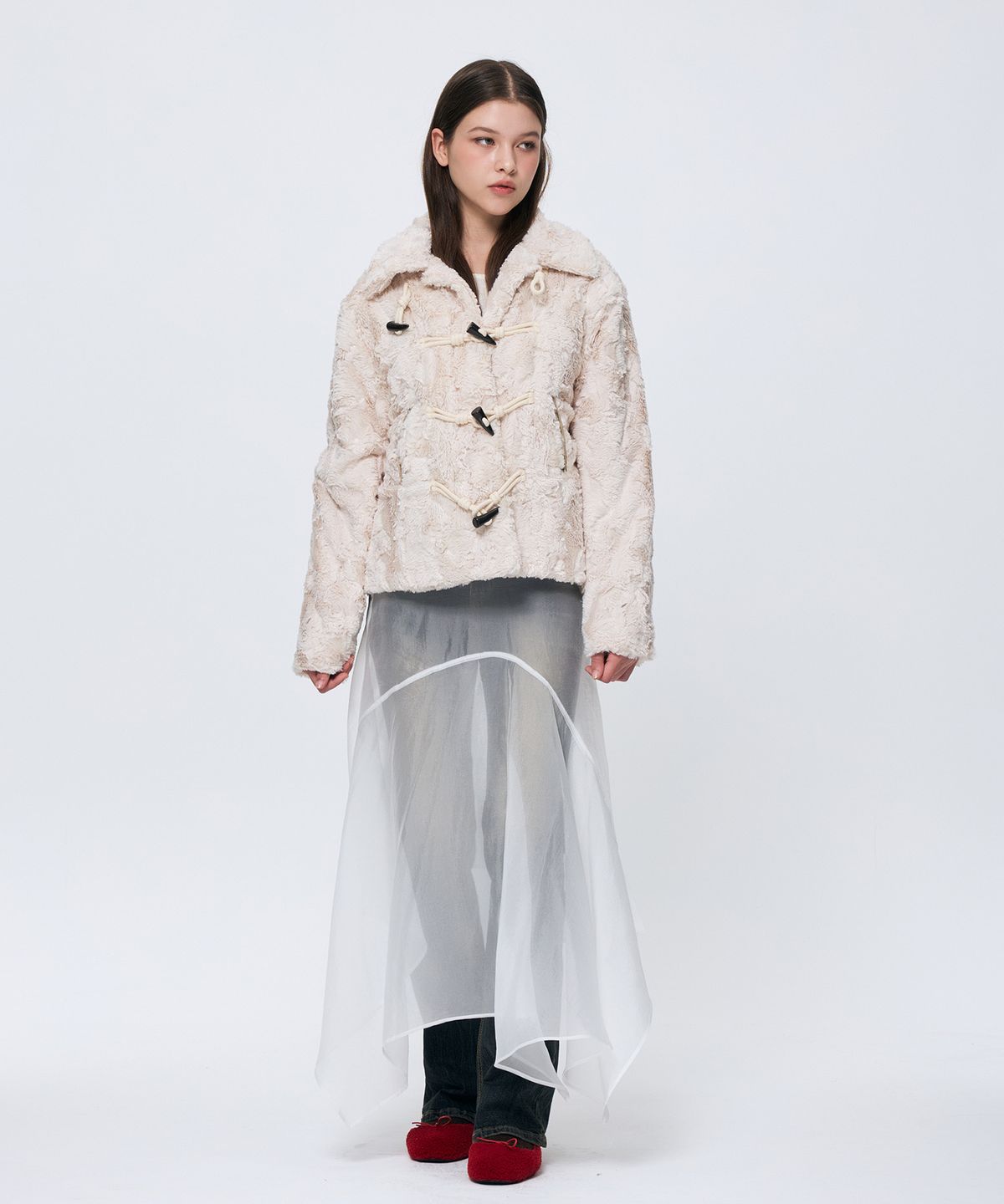 아리킴(ARIKIM) COZY FUR JACKET / BEIGE