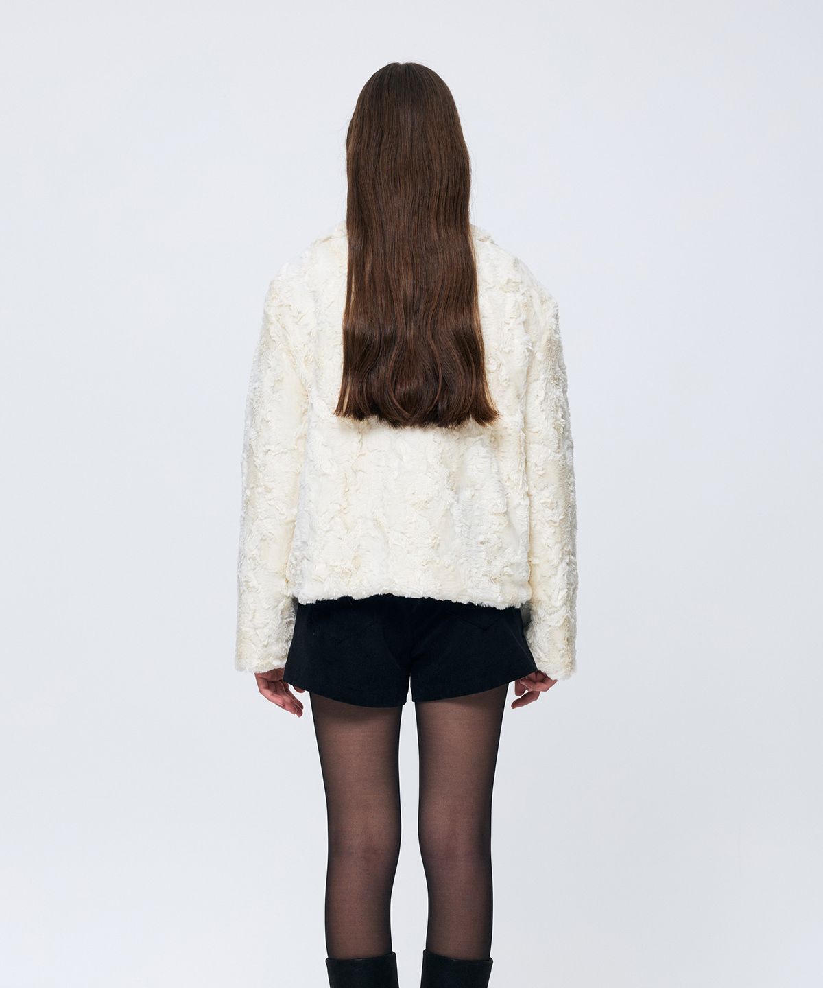 아리킴(ARIKIM) COZY FUR JACKET / WHITE