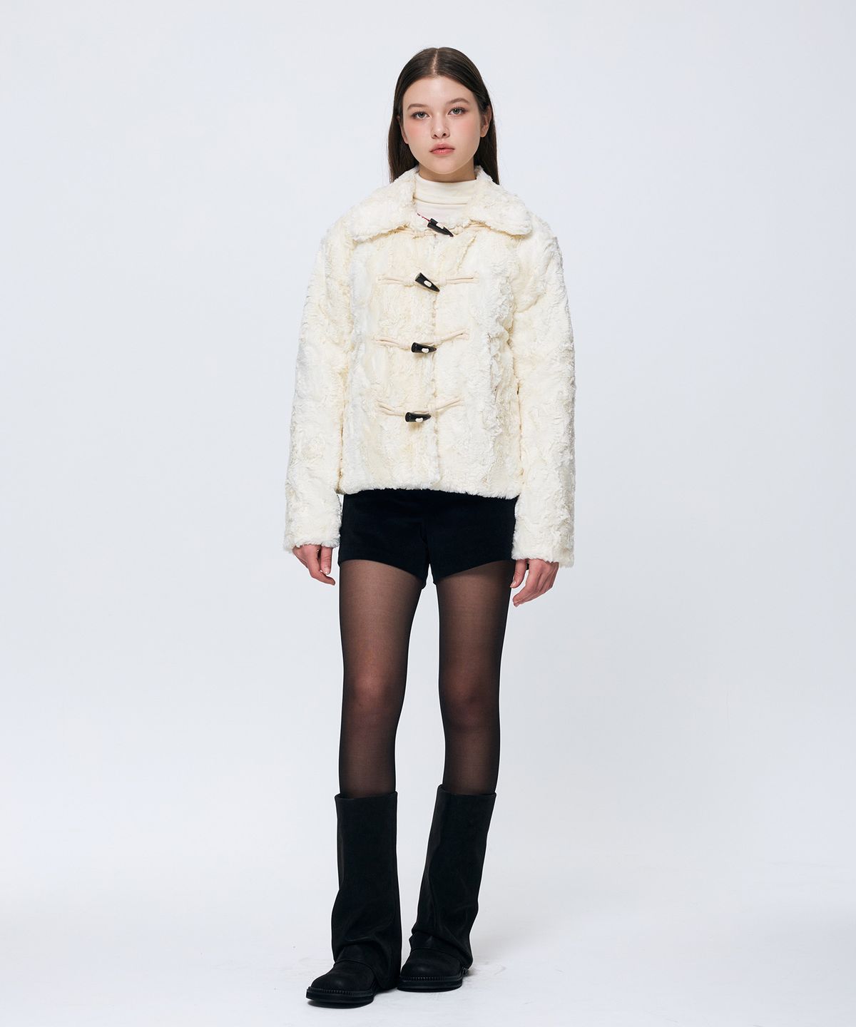 아리킴(ARIKIM) COZY FUR JACKET / WHITE