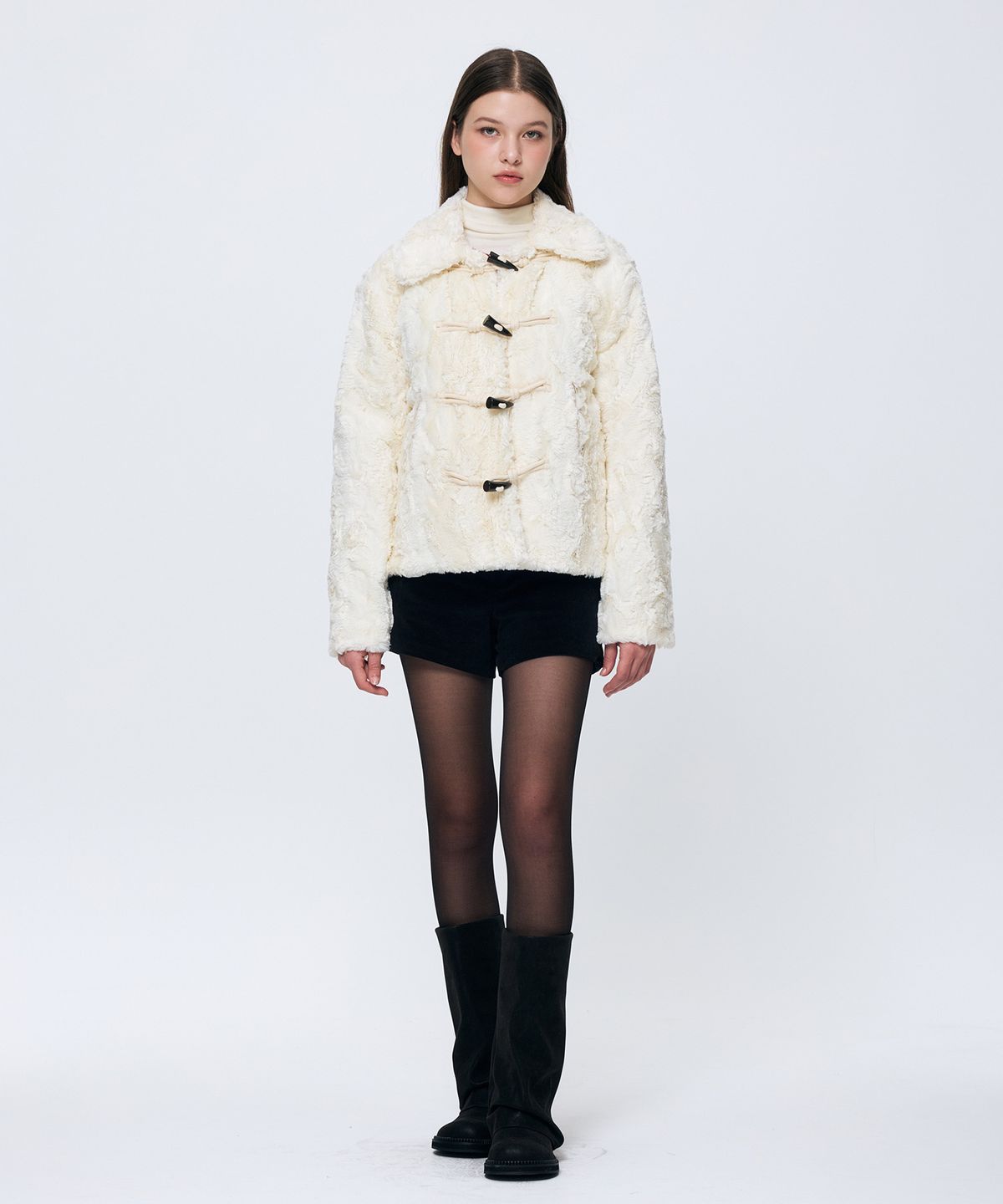 아리킴(ARIKIM) COZY FUR JACKET / WHITE