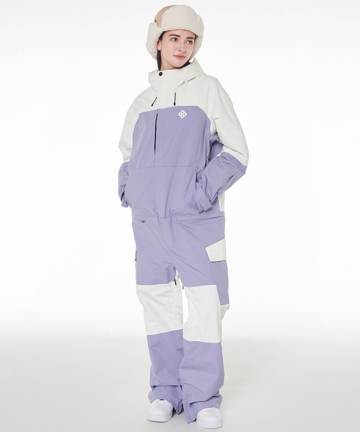 돌아우터웨어(DOLL OUTERWEAR) 2425 리브레 보드복 점프슈트 퍼플 남녀공용