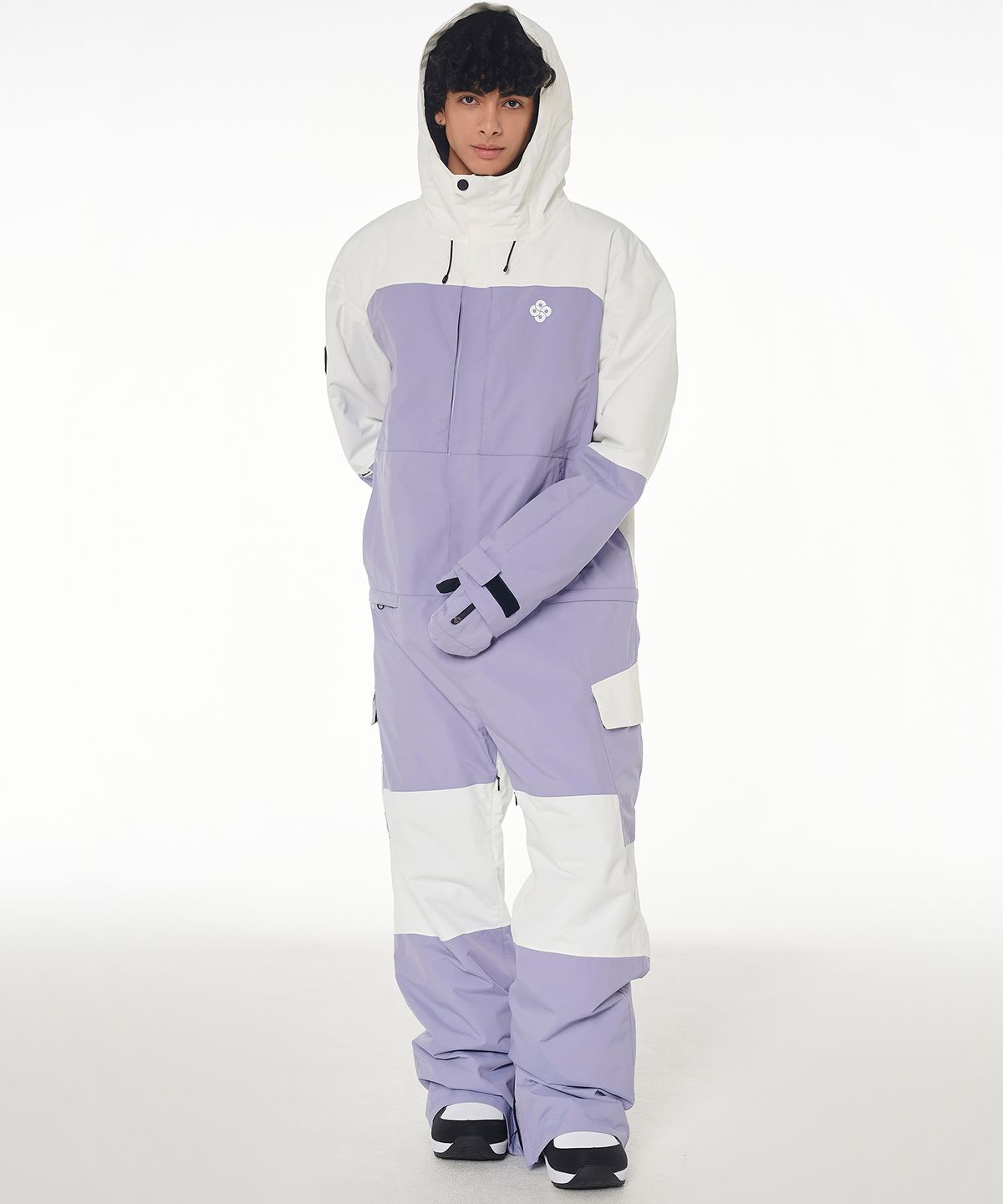 돌아우터웨어(DOLL OUTERWEAR) 2425 리브레 보드복 점프슈트 퍼플 남녀공용