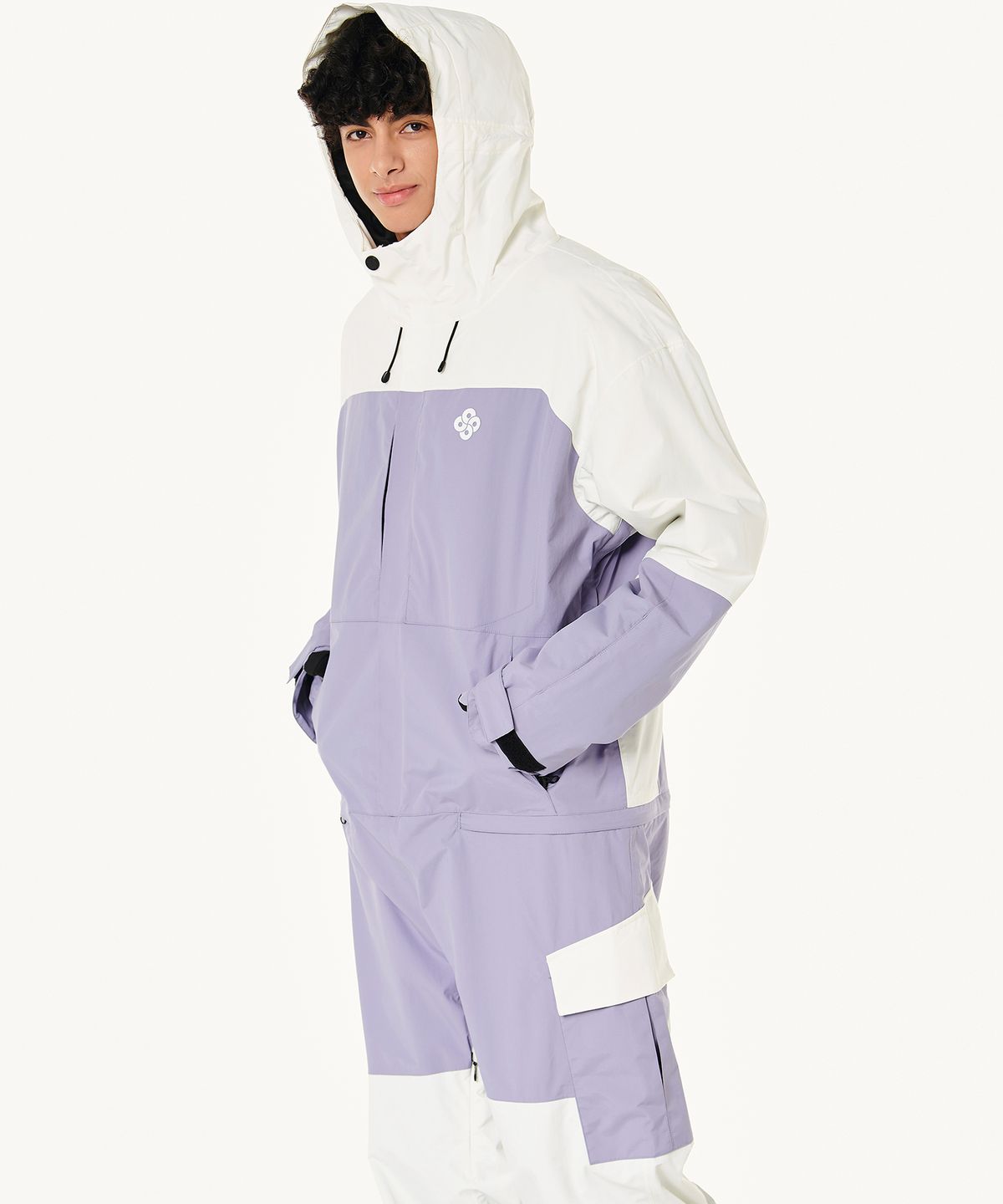 돌아우터웨어(DOLL OUTERWEAR) 2425 리브레 보드복 점프슈트 퍼플 남녀공용
