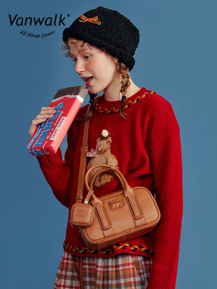 MUSINSA公式 | VANWALK Secret Bling Tote Bag [Caramel]