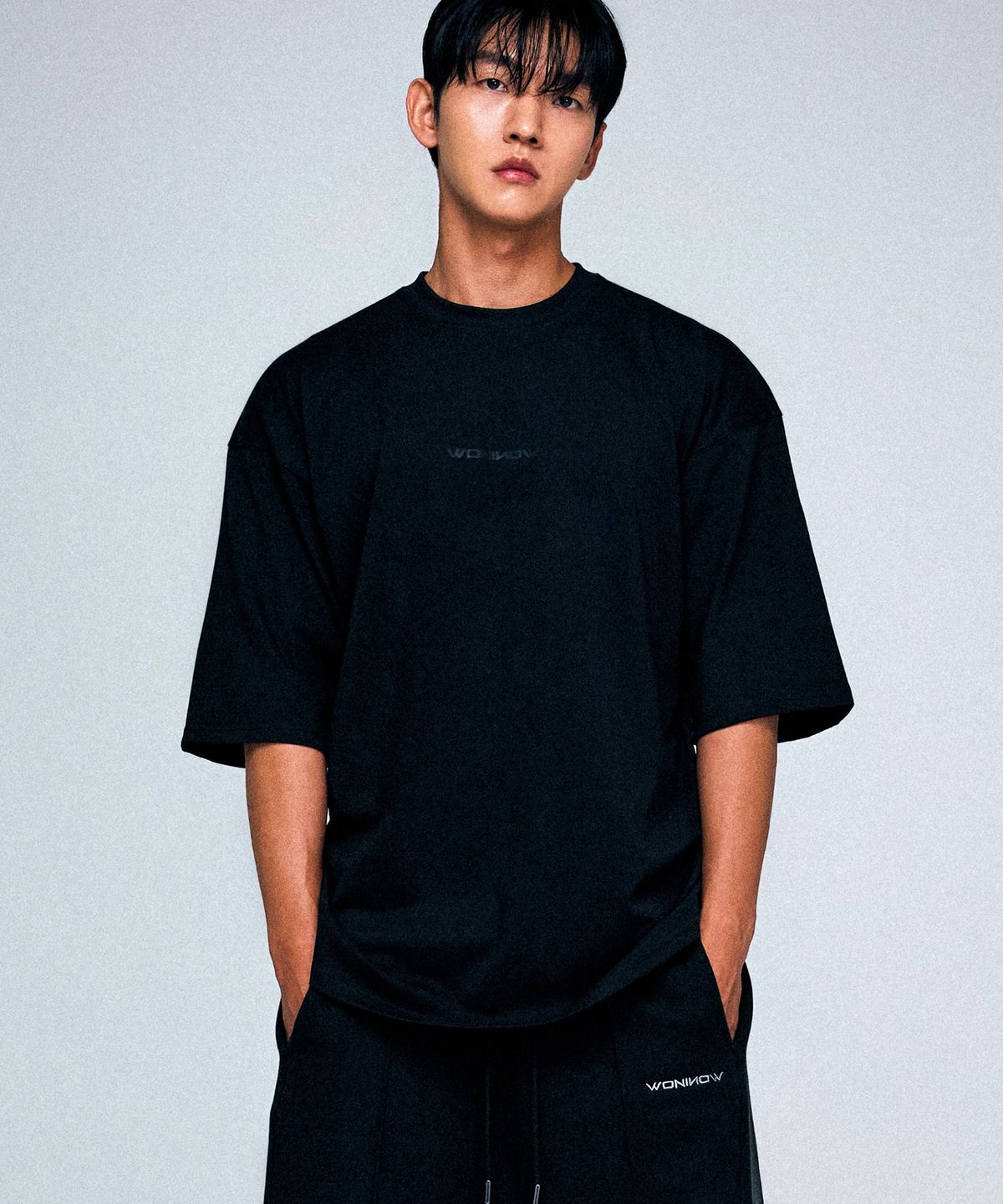 원나우(WONINOW) WONINOW Over fit T-Shirt_BLACK