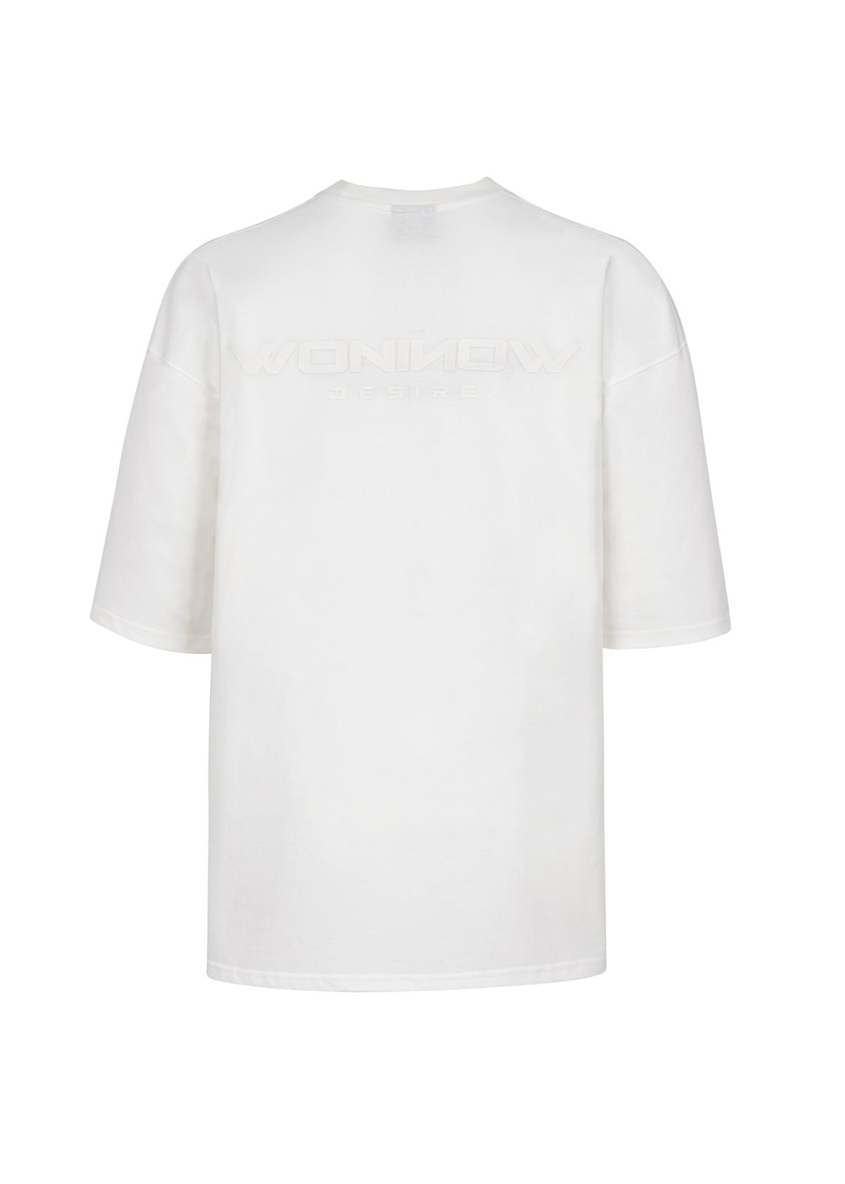 원나우(WONINOW) WONINOW Over fit T-Shirt_WHITE
