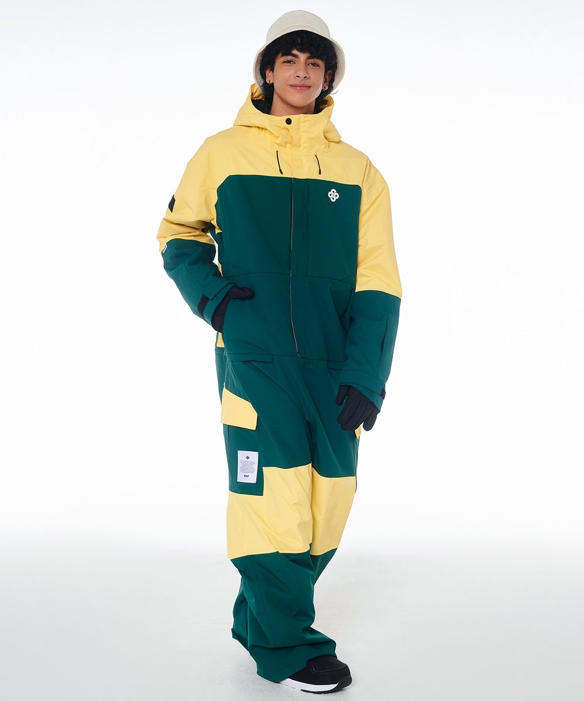 돌아우터웨어(DOLL OUTERWEAR) 2425 리브레 보드복 점프슈트 그린 남녀공용
