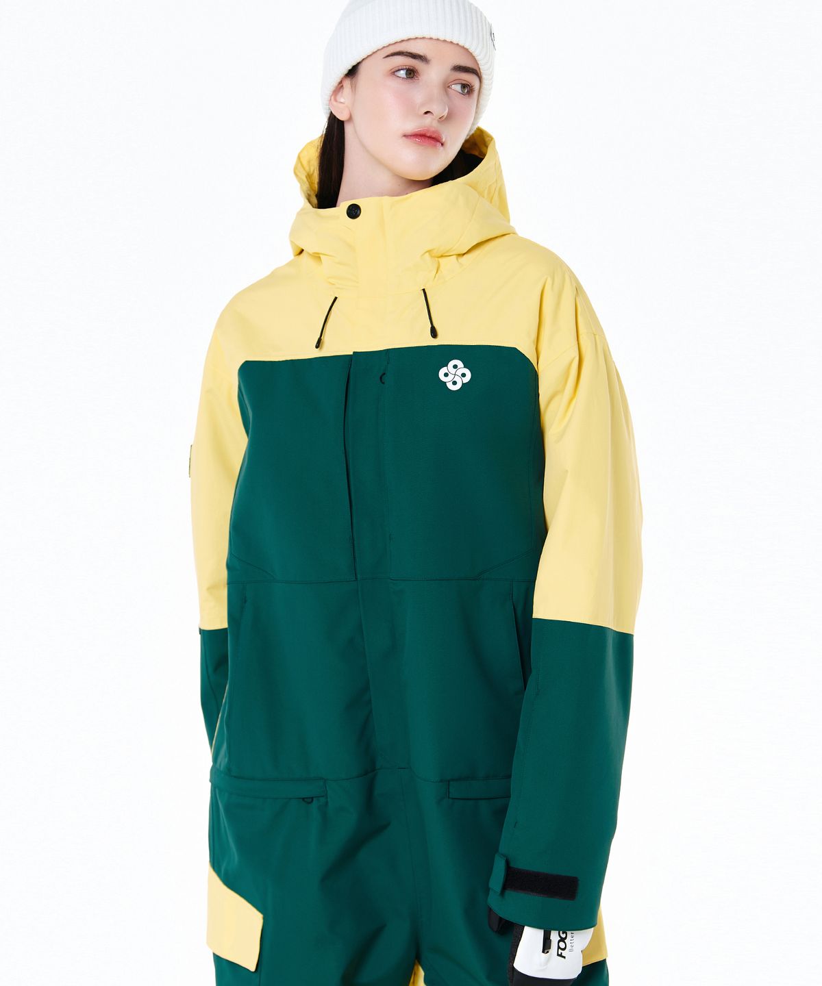 돌아우터웨어(DOLL OUTERWEAR) 2425 리브레 보드복 점프슈트 그린 남녀공용
