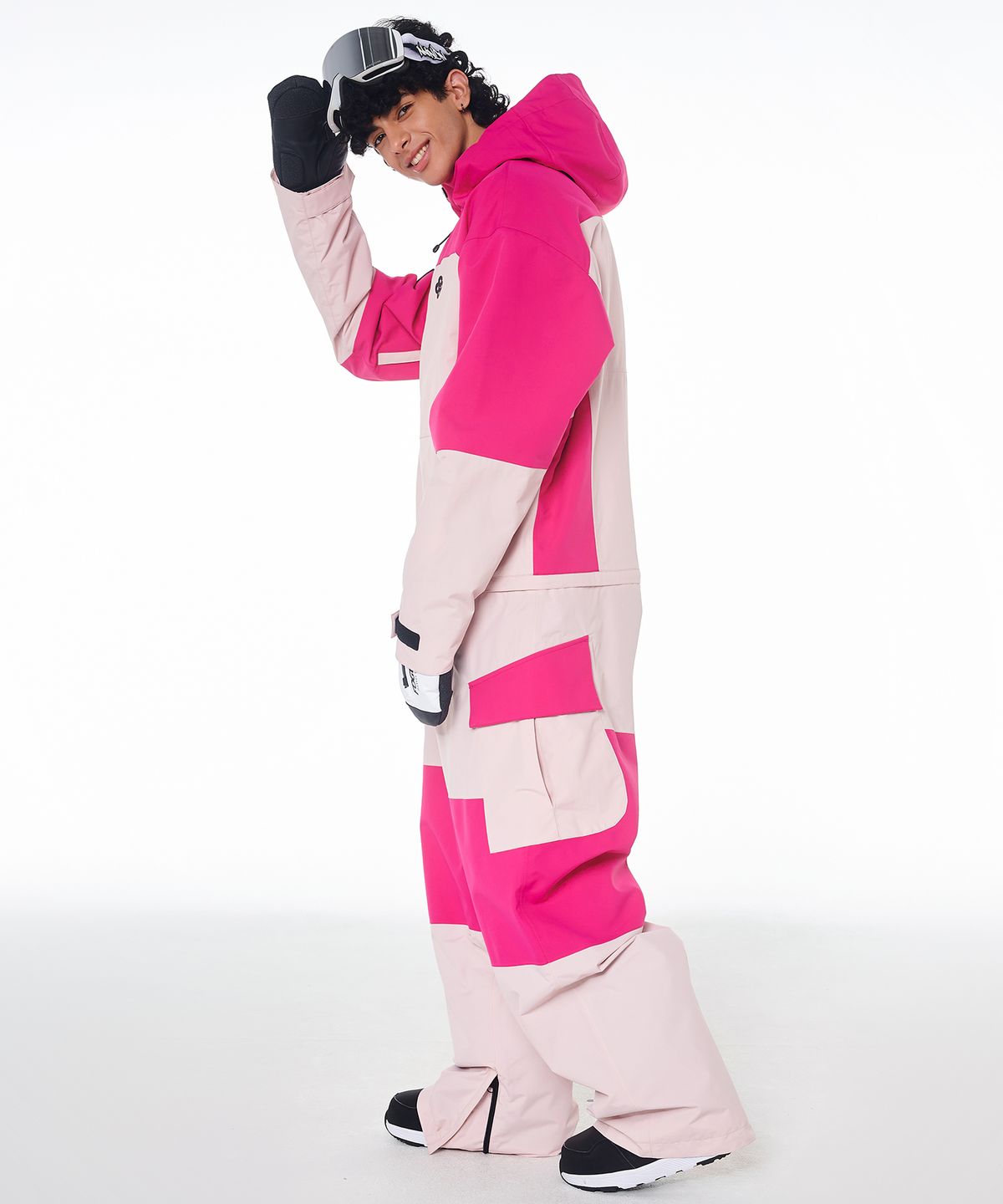 돌아우터웨어(DOLL OUTERWEAR) 2425 리브레 보드복 점프슈트 로즈핑크 남녀공용