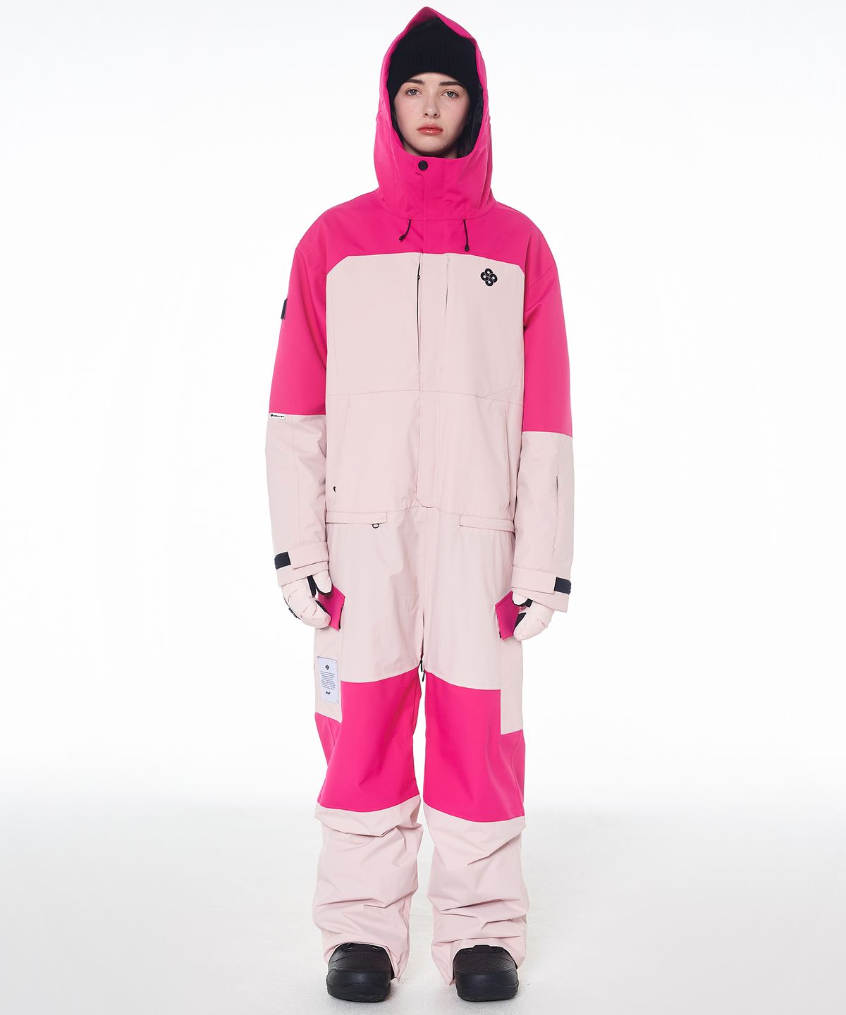 돌아우터웨어(DOLL OUTERWEAR) 2425 리브레 보드복 점프슈트 로즈핑크 남녀공용