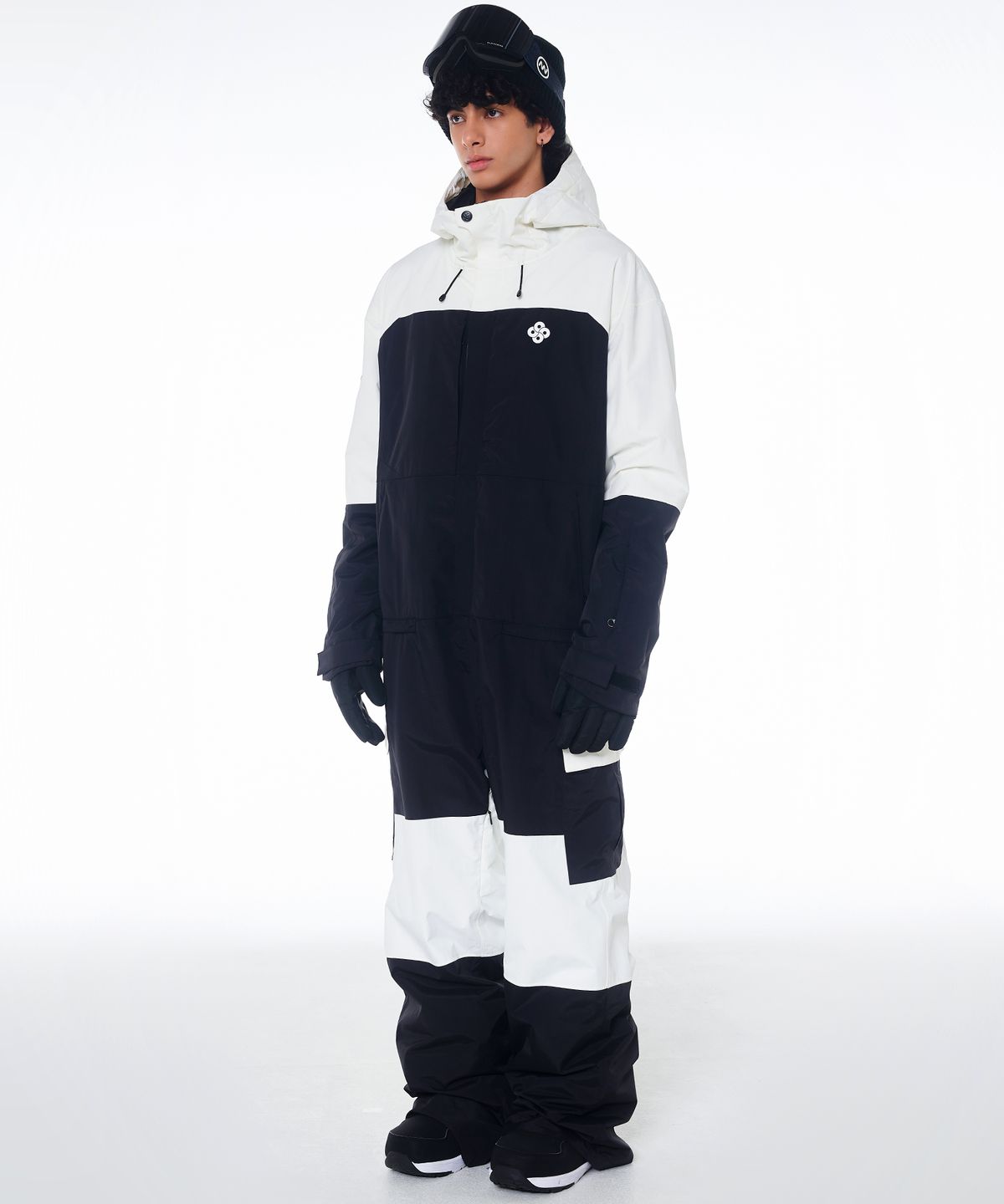 돌아우터웨어(DOLL OUTERWEAR) 2425 리브레 보드복 점프슈트 블랙 남녀공용