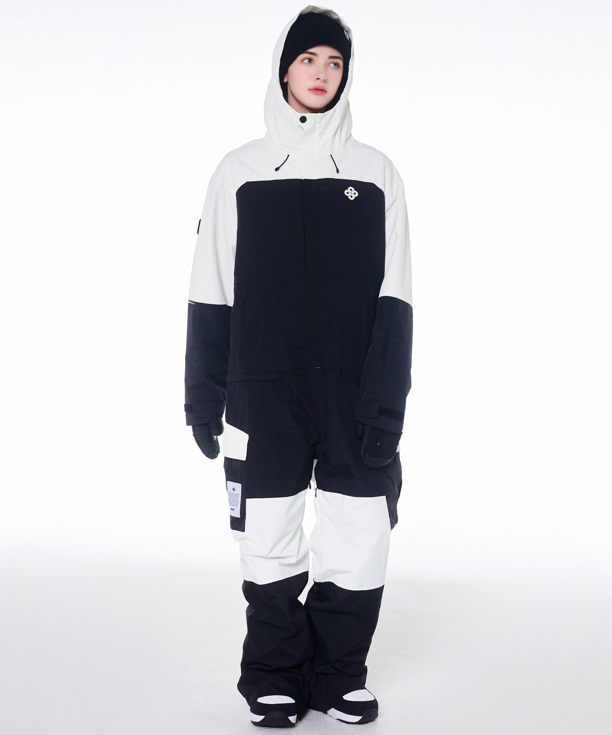 돌아우터웨어(DOLL OUTERWEAR) 2425 리브레 보드복 점프슈트 블랙 남녀공용