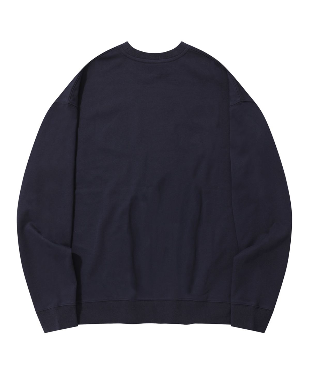 스탠즈(STENDS) [M~4XL] 올데이 세미 오버 맨투맨_네이비