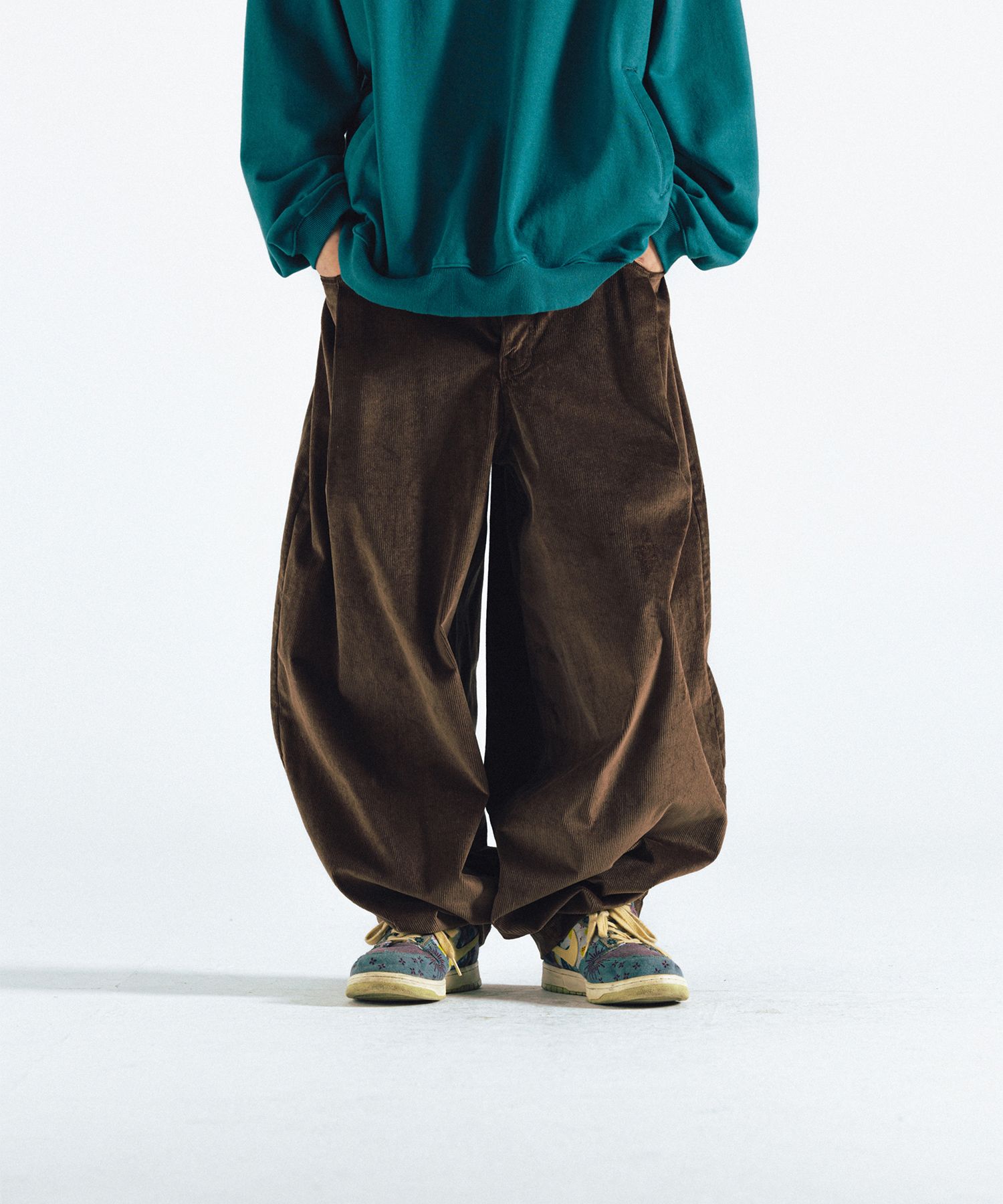 【BAON】Nisho Corduroy Balloon Banding Pants BAON】Nisho Corduroy Balloon Banding Pants (BAON/パンツ