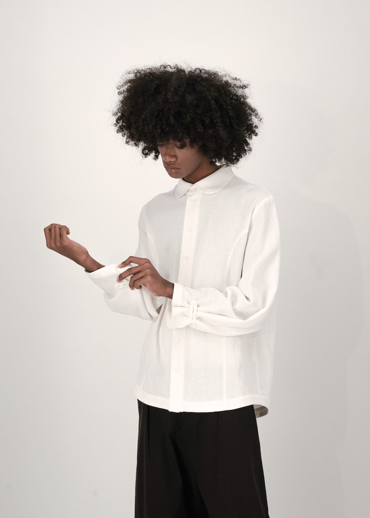 에키에타(EKIETA) Pleasant Shirts 1 in Ivory