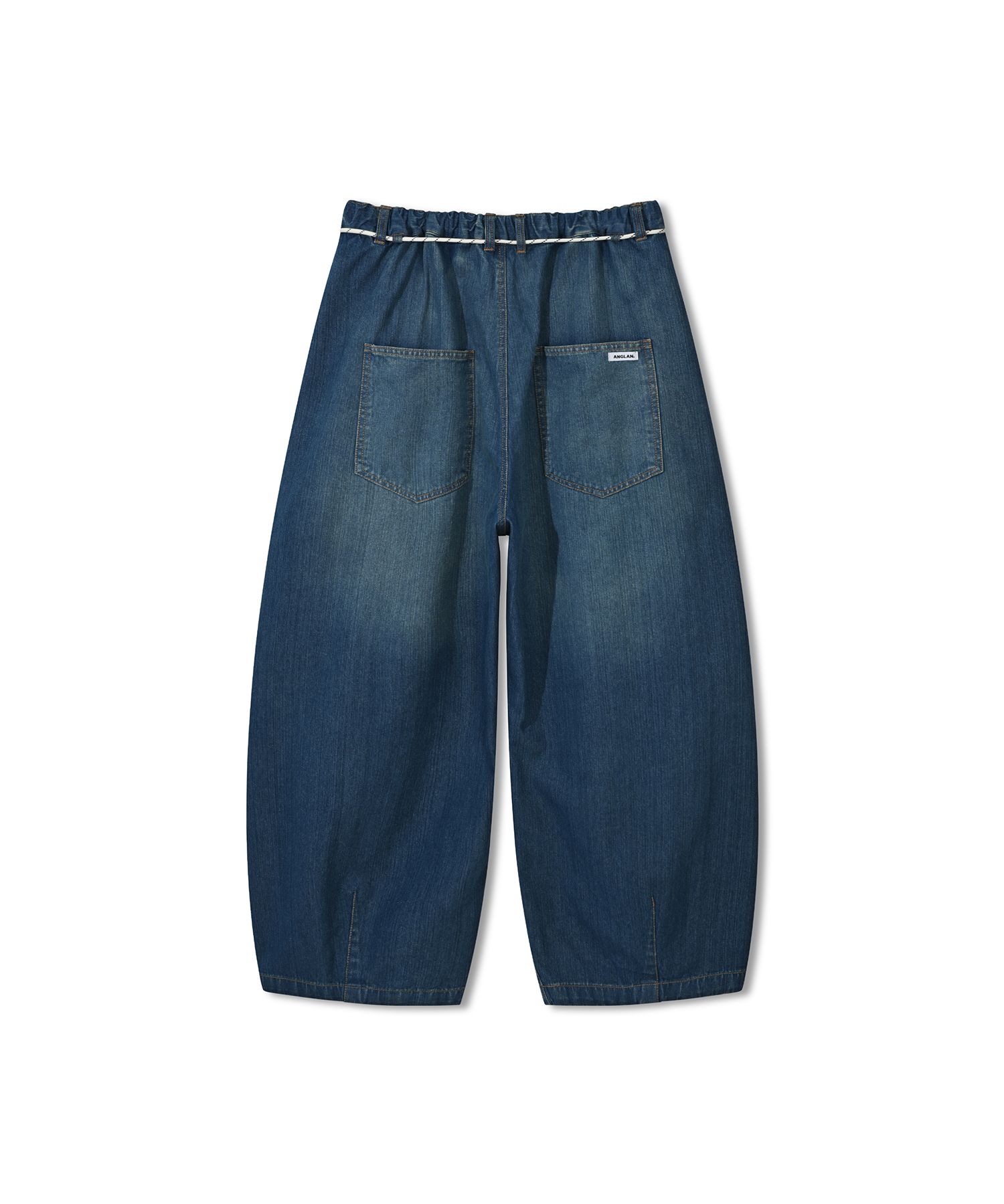 ★MUSINSA STANDARD★ Twisted Semi Balloon Denim Pants Washed MUSINSA | MUSINSA STANDARD Twisted Semi Balloon Denim Pants