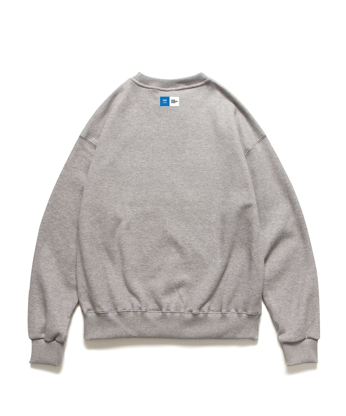 앱놀머씽(ABNORMALTHING) 심볼릭 베이직 크루넥 그레이 (SYMBOLIC BASIC CREWNECK GREY)