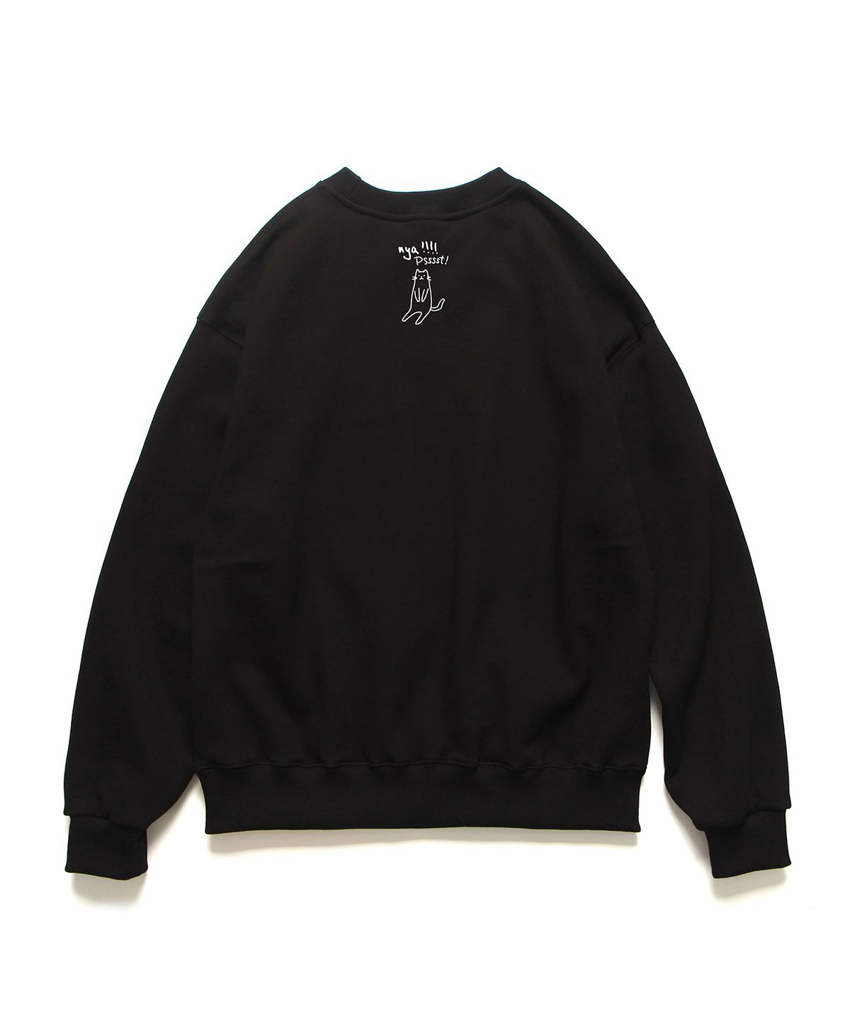 앱놀머씽(ABNORMALTHING) PSSST 크루넥 블랙 (PSSST CREWNECK BLACK)