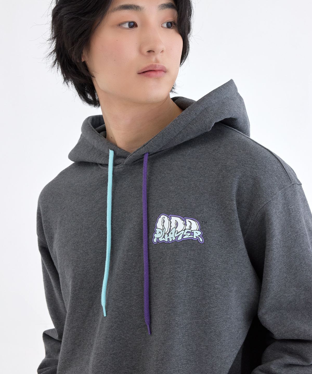 오드삭스(ODDSOCKS) ODD PLAYER WBTS 테니스 후드티 차콜