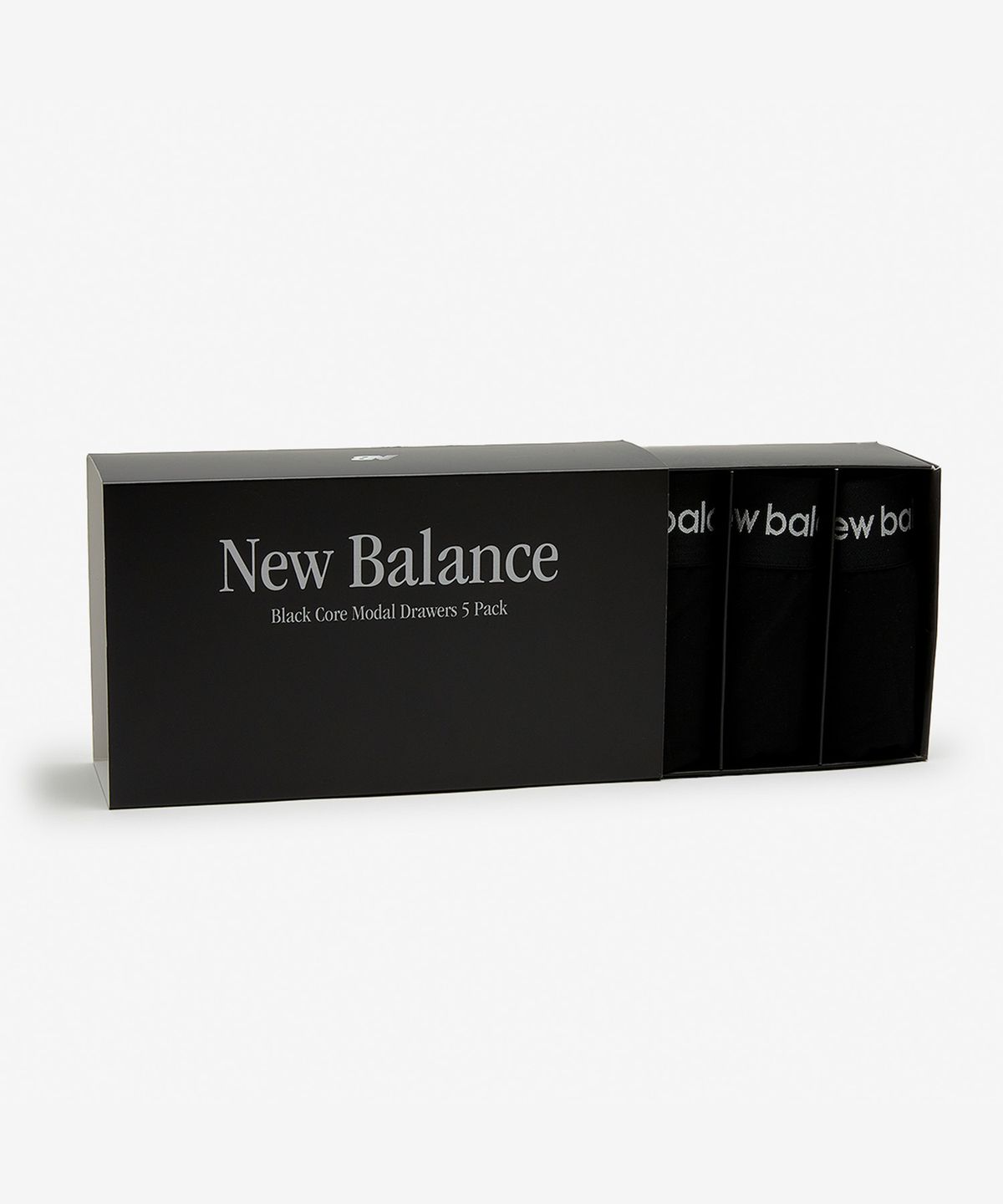뉴발란스(NEW BALANCE) NBXDFA501M / MEN 코어 모달  드로즈 블랙 5PACK