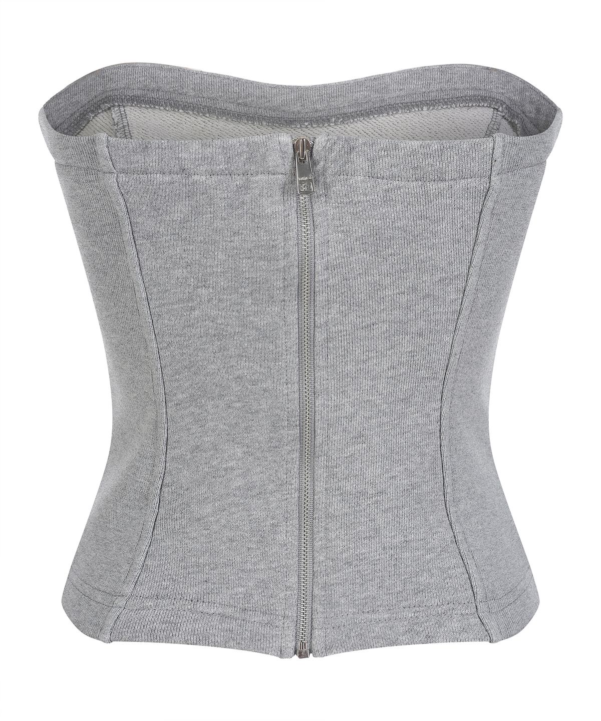 라라폭스(LALAFOX) SWEAT SLIM TUBE TOP GREY BQ4CV002