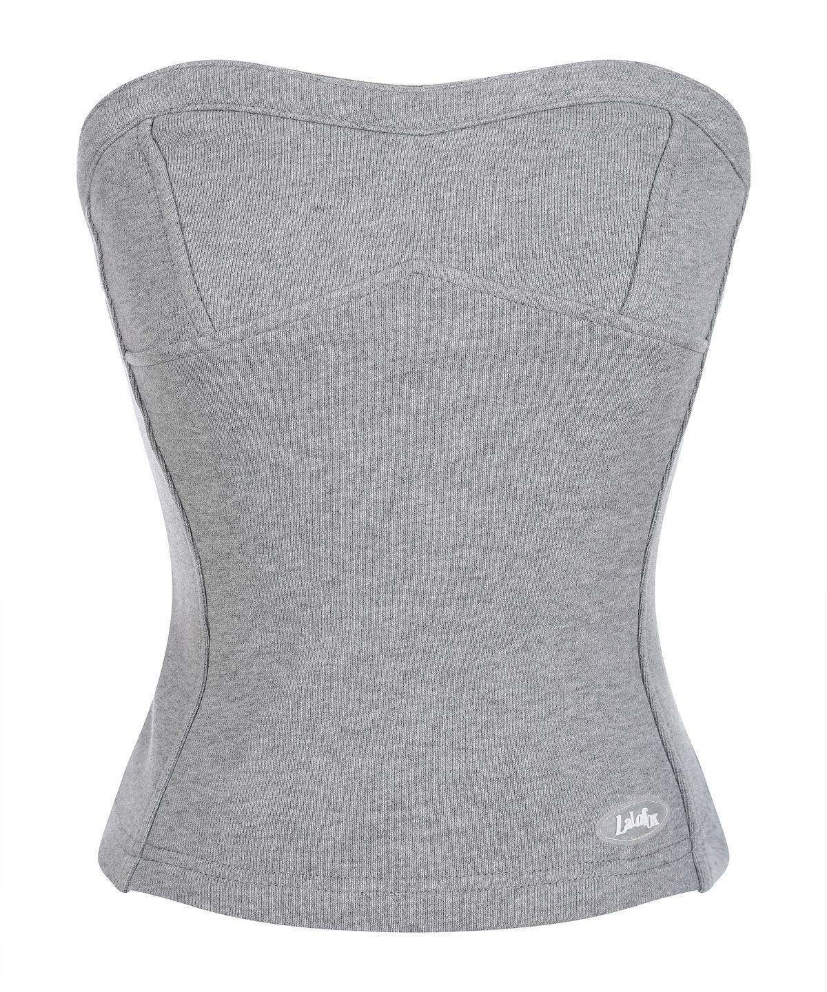 라라폭스(LALAFOX) SWEAT SLIM TUBE TOP GREY BQ4CV002