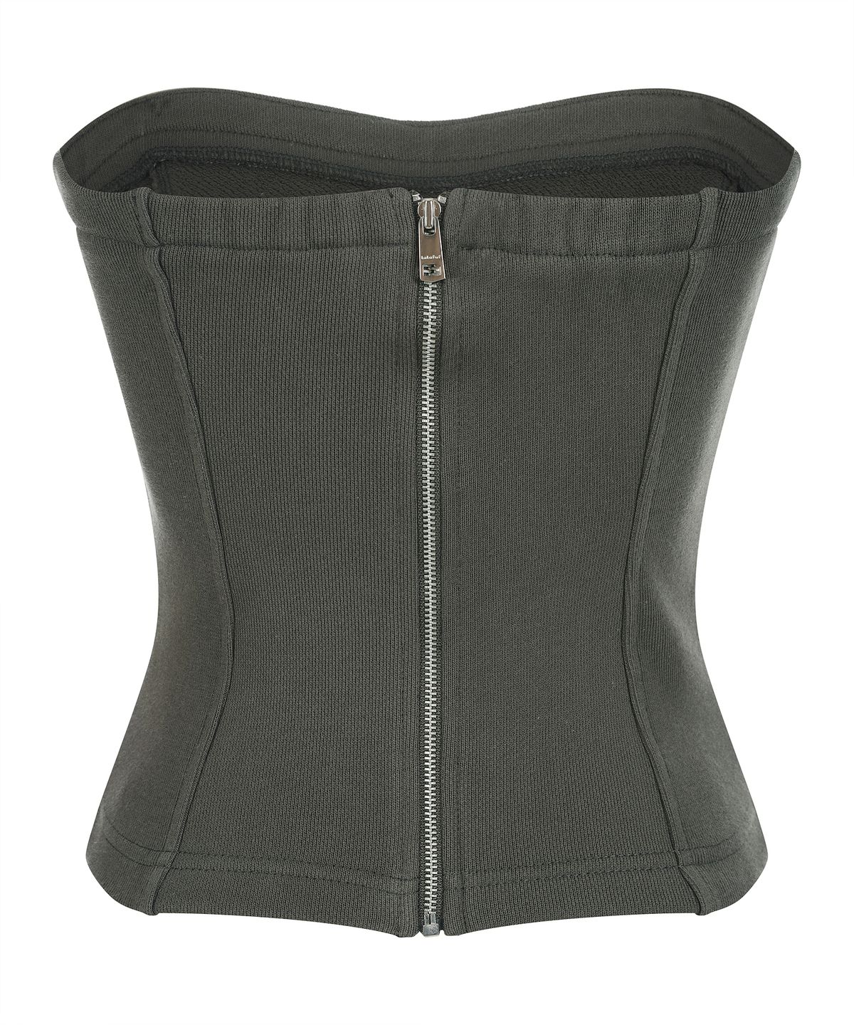 라라폭스(LALAFOX) SWEAT SLIM TUBE TOP CHARCOAL BQ4CV001