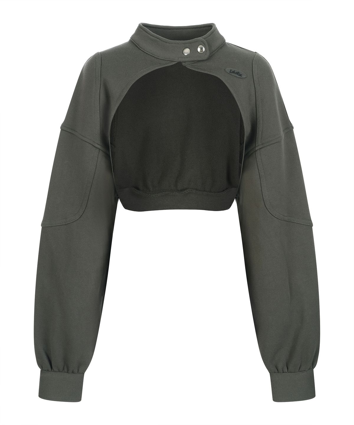 라라폭스(LALAFOX) BIKER SWEAT BOLERO CHARCOAL BQ4CG003