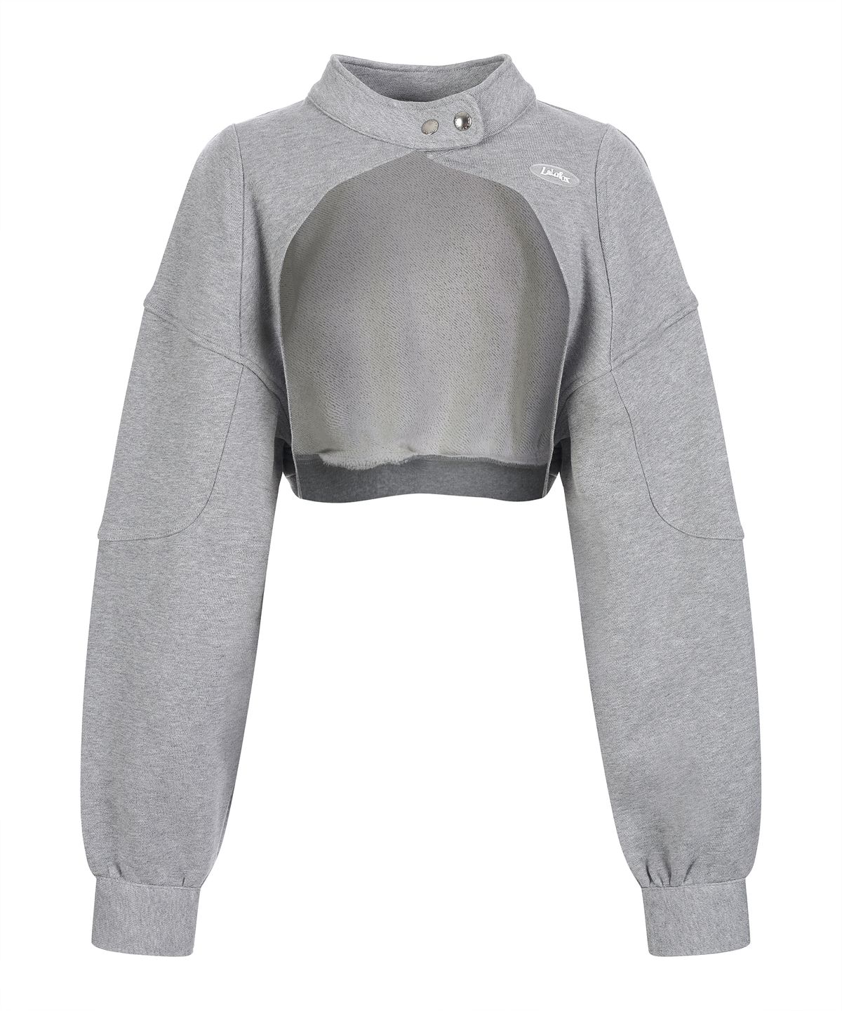 라라폭스(LALAFOX) BIKER SWEAT BOLERO GREY BQ4CG004