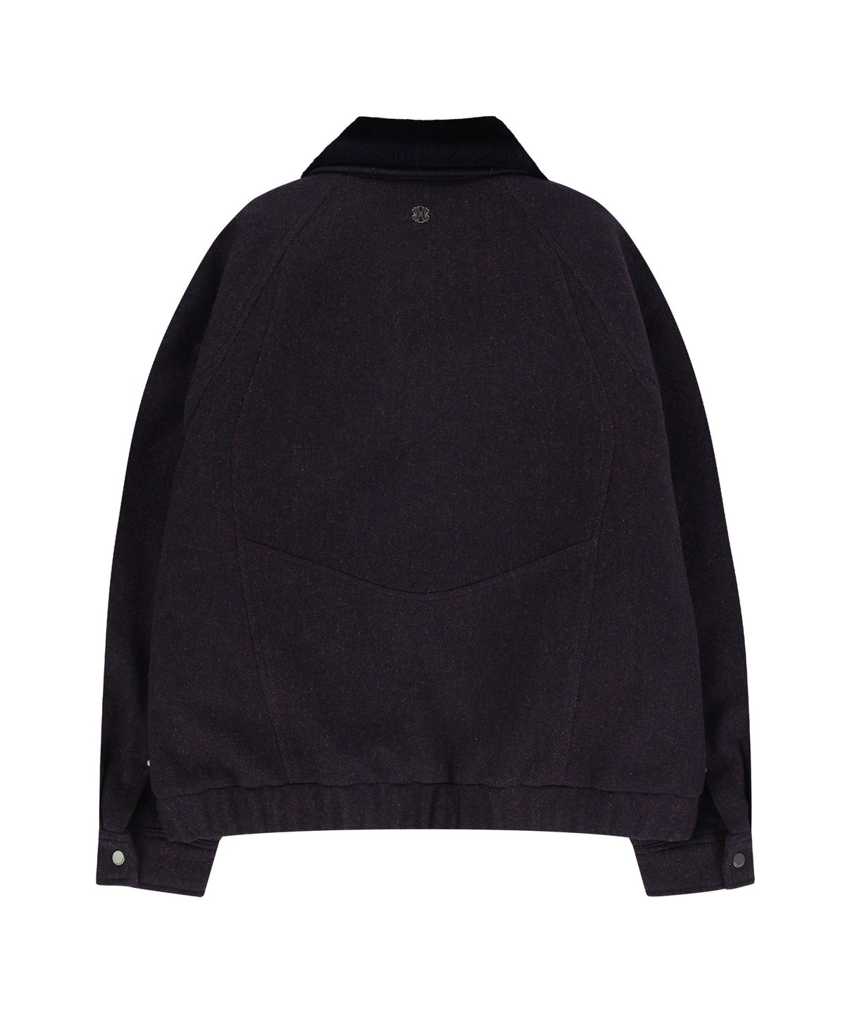 언지미크(UNGIMMICK) FUR COLLAR WOOL BLOUSON JACKET (NAVY)