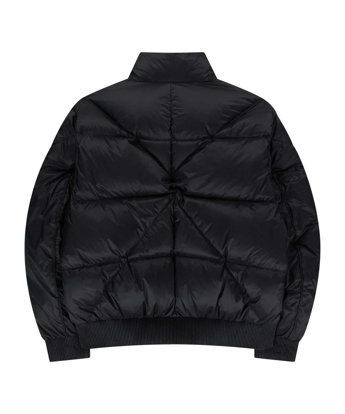 언지미크(UNGIMMICK) DIAGONAL QUILTED GOOSE DOWN JACKET (BLACK)
