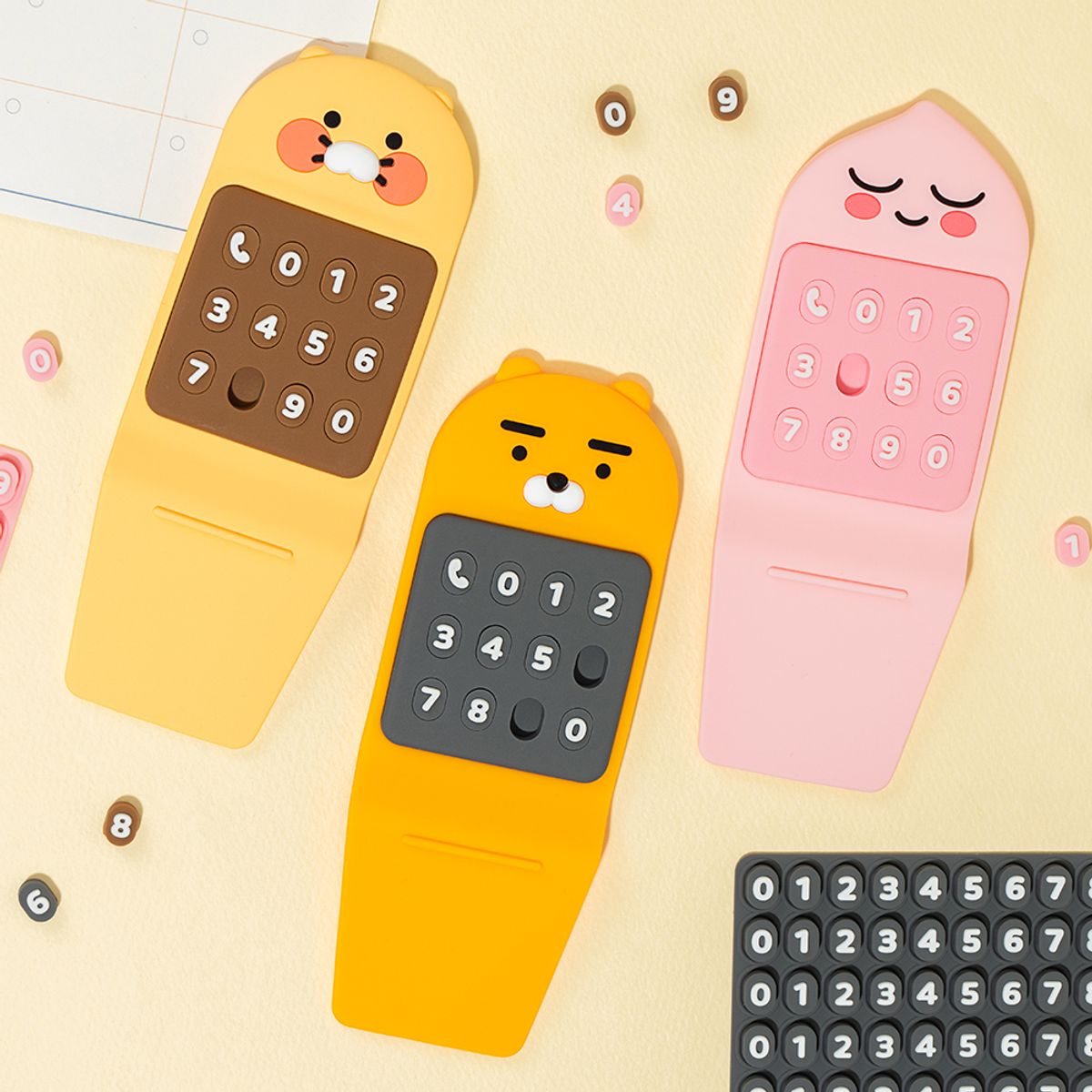 카카오프렌즈 파트너(KAKAOFRIENDS PARTNERS) 넘버꾹 대시보드 주차번호판