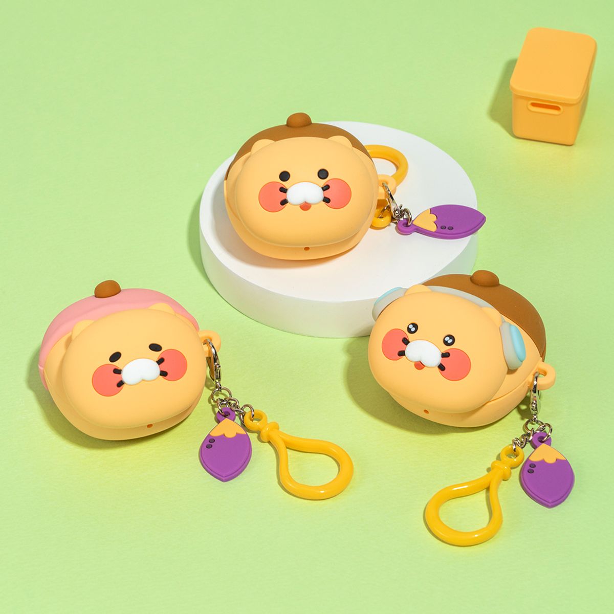 카카오프렌즈 파트너(KAKAOFRIENDS PARTNERS) 식빵굽는 춘식이 갤럭시 버즈2 케이스