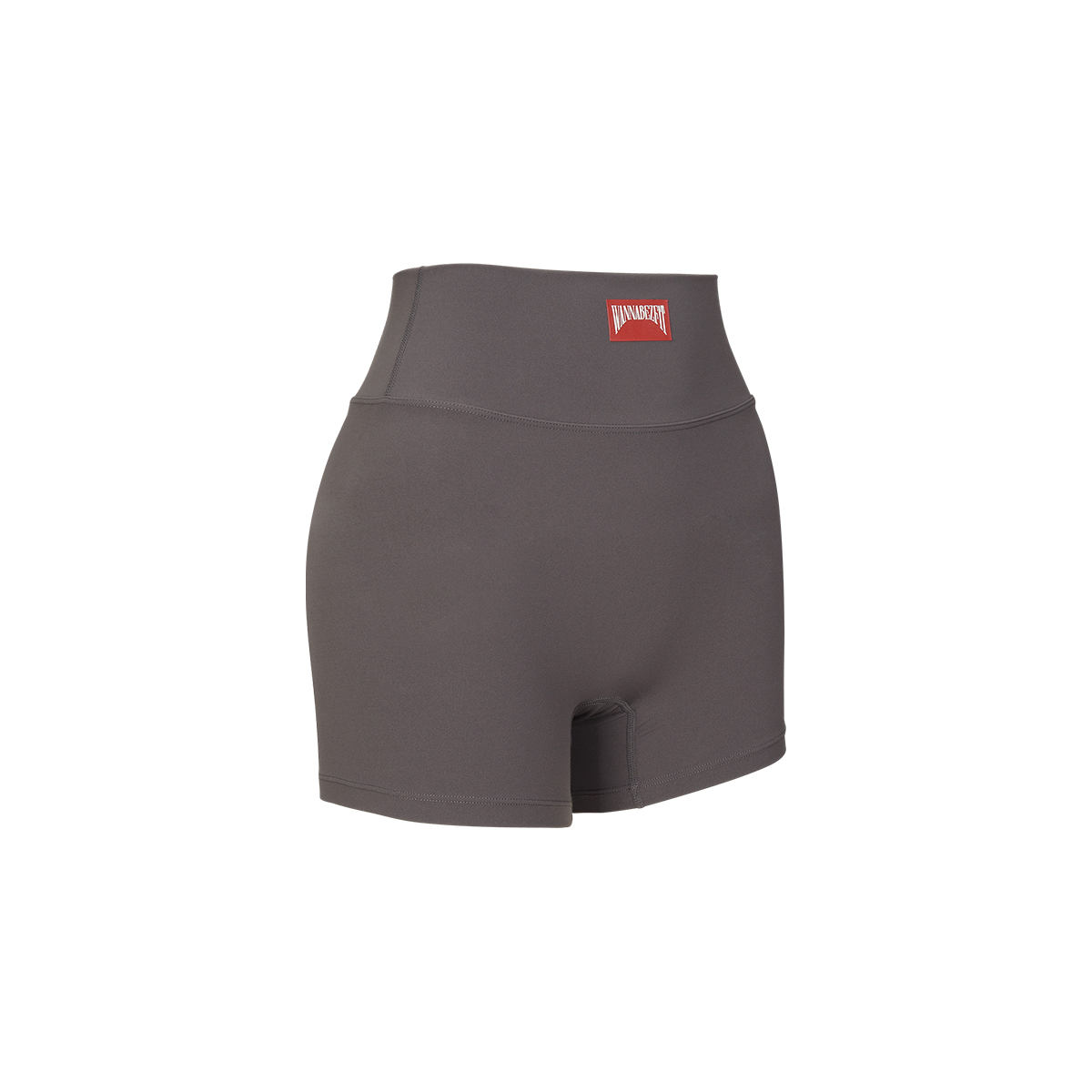 워너비즈핏(WANNABEZFIT) 3D 라벨 DEMI 2.5부 레깅스 웜그레이