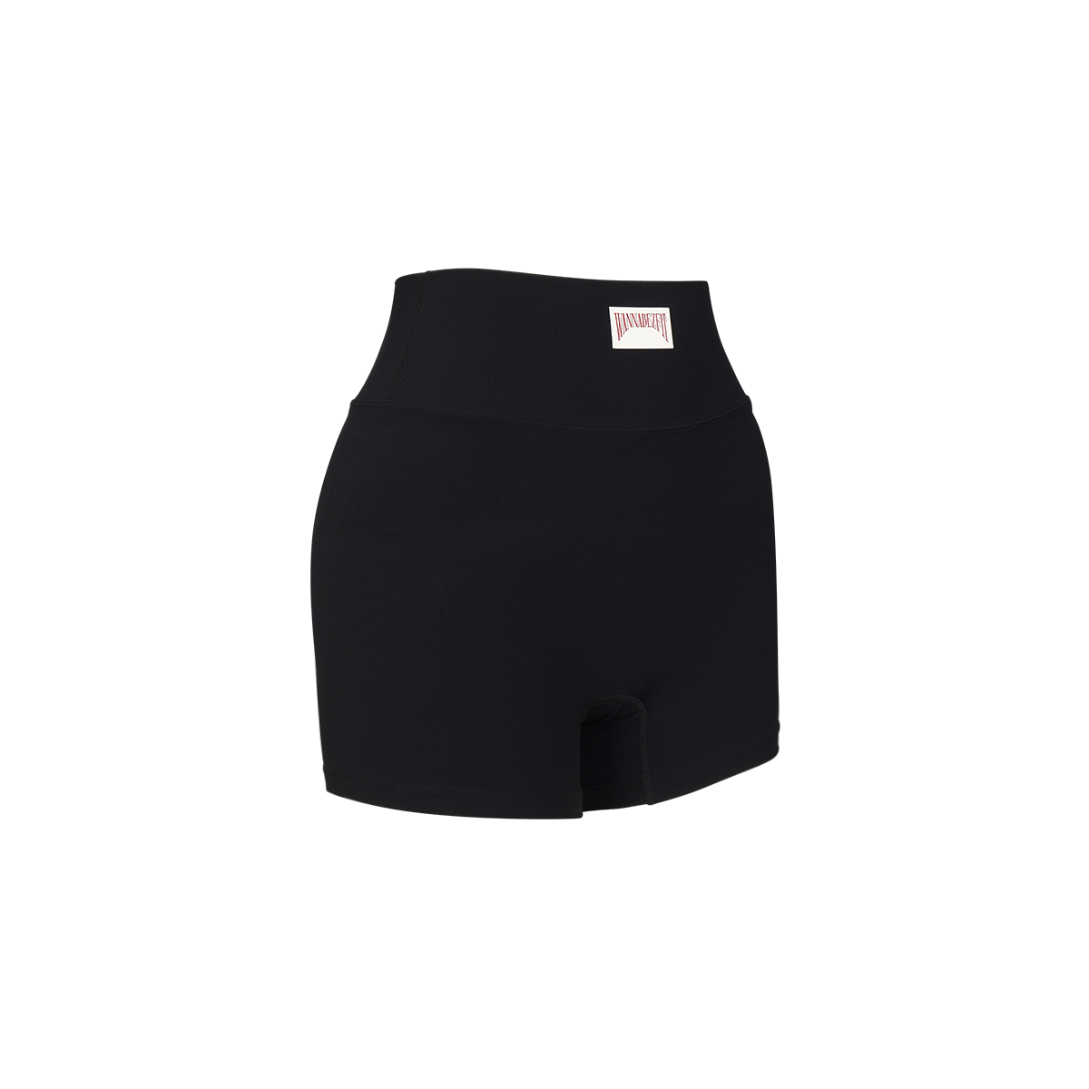워너비즈핏(WANNABEZFIT) 3D 라벨 DEMI 2.5부 레깅스 블랙
