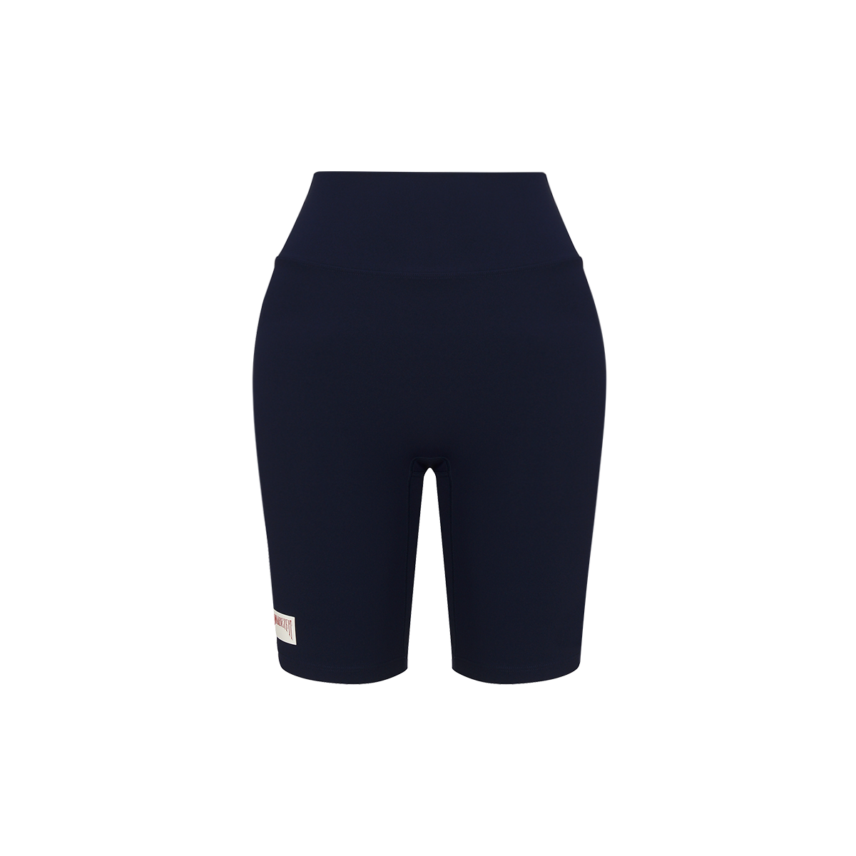 워너비즈핏(WANNABEZFIT) 3D 라벨 DEMI 4부 레깅스 모스네이비