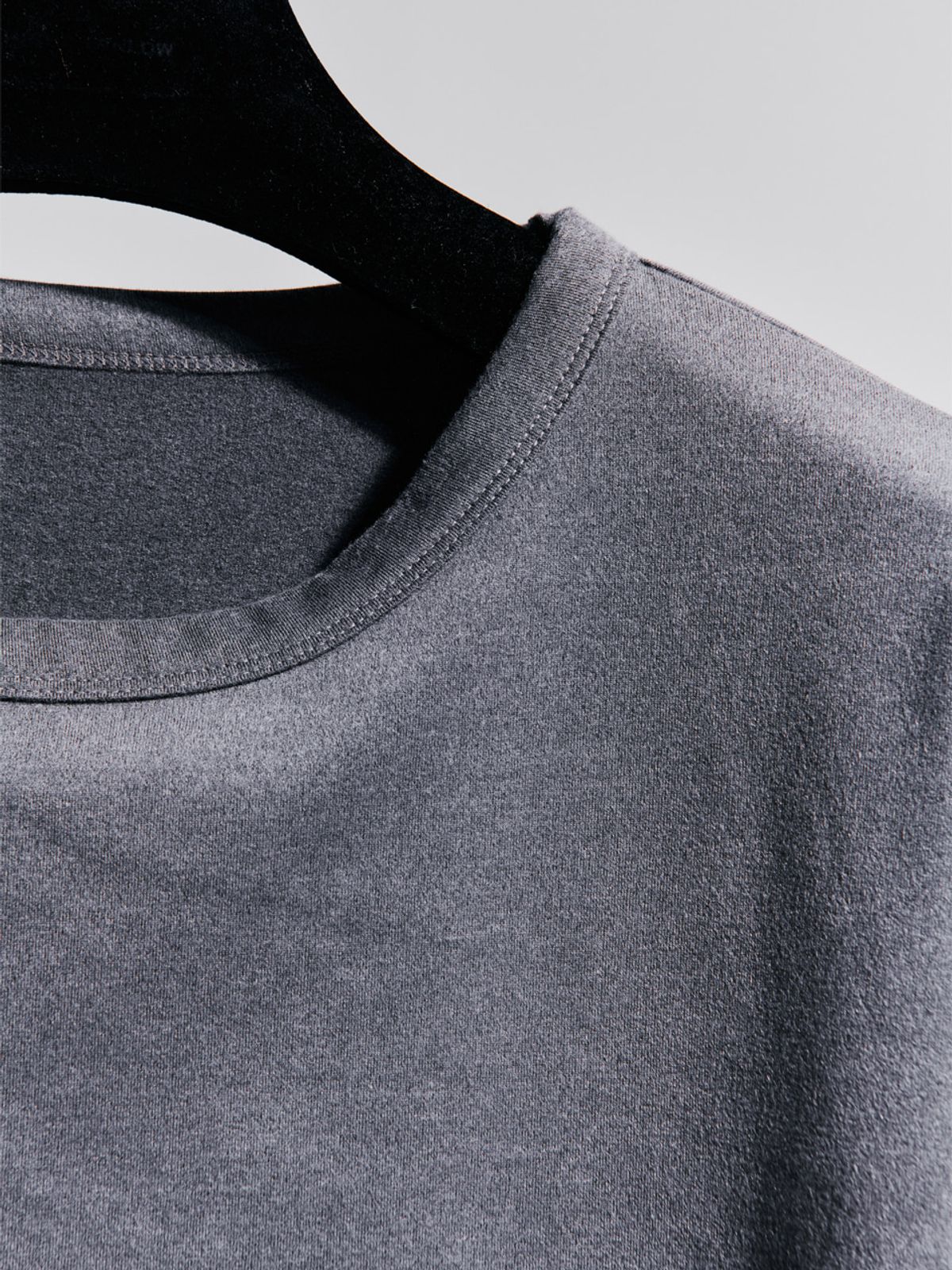 고저(GOZER) UNDER BOODLE ROUND LONG SLEEVES_GREY