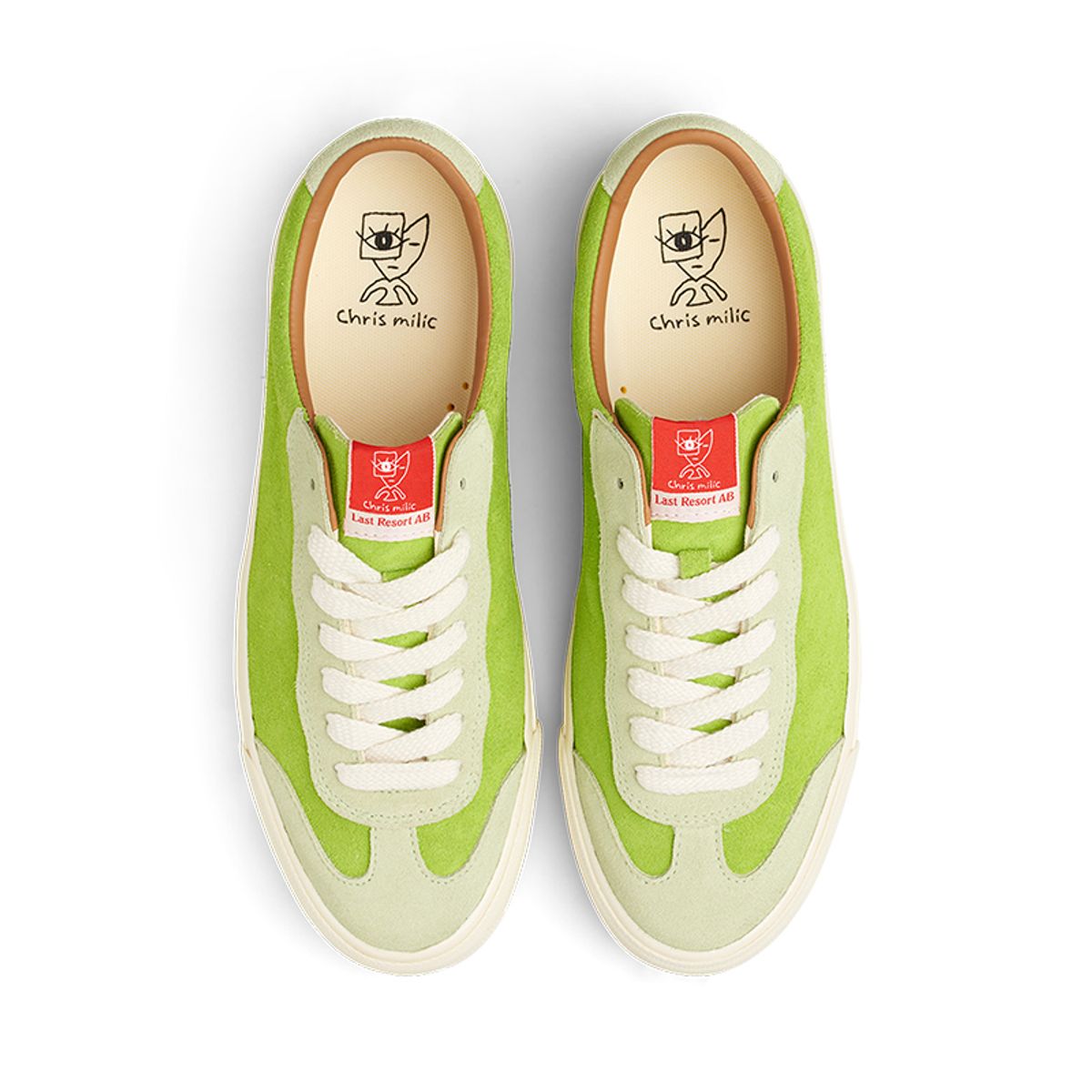 라스트리조트(LAST RESORT) VM004 - Milic Suede Lo [Duo Green/White]