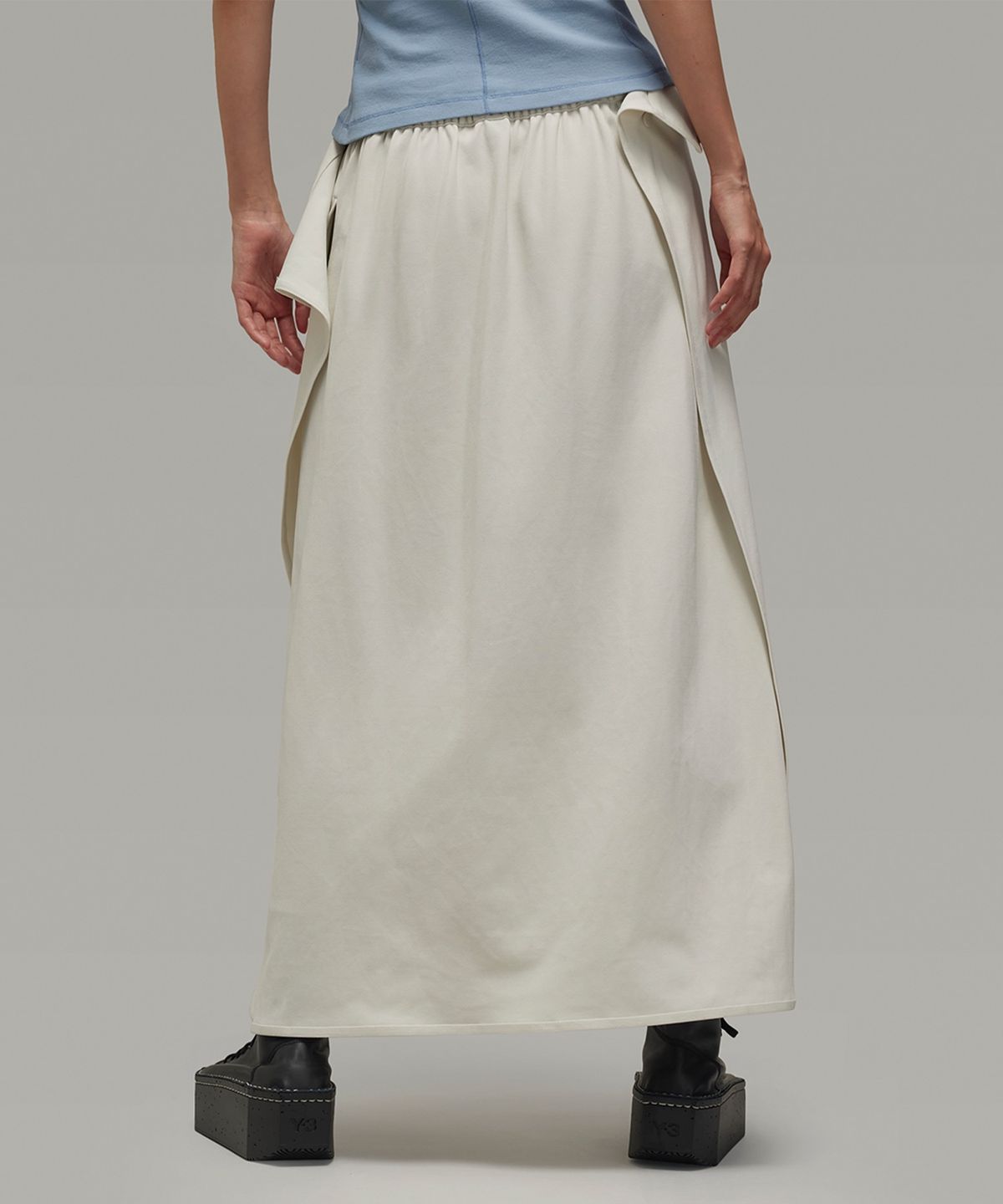 와이쓰리(Y-3) (W) 트랙 스커트 라이트그레이 TRACK SKIRT ORBGRY