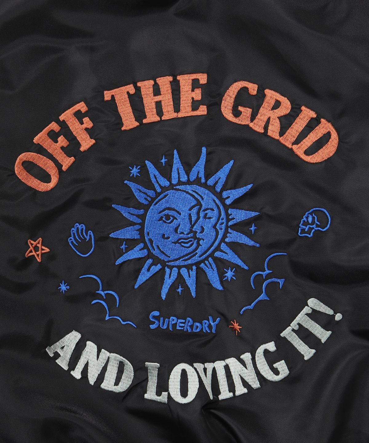 슈퍼드라이(SUPERDRY) W 플라이트 세미 크롭 패딩 점퍼 블랙