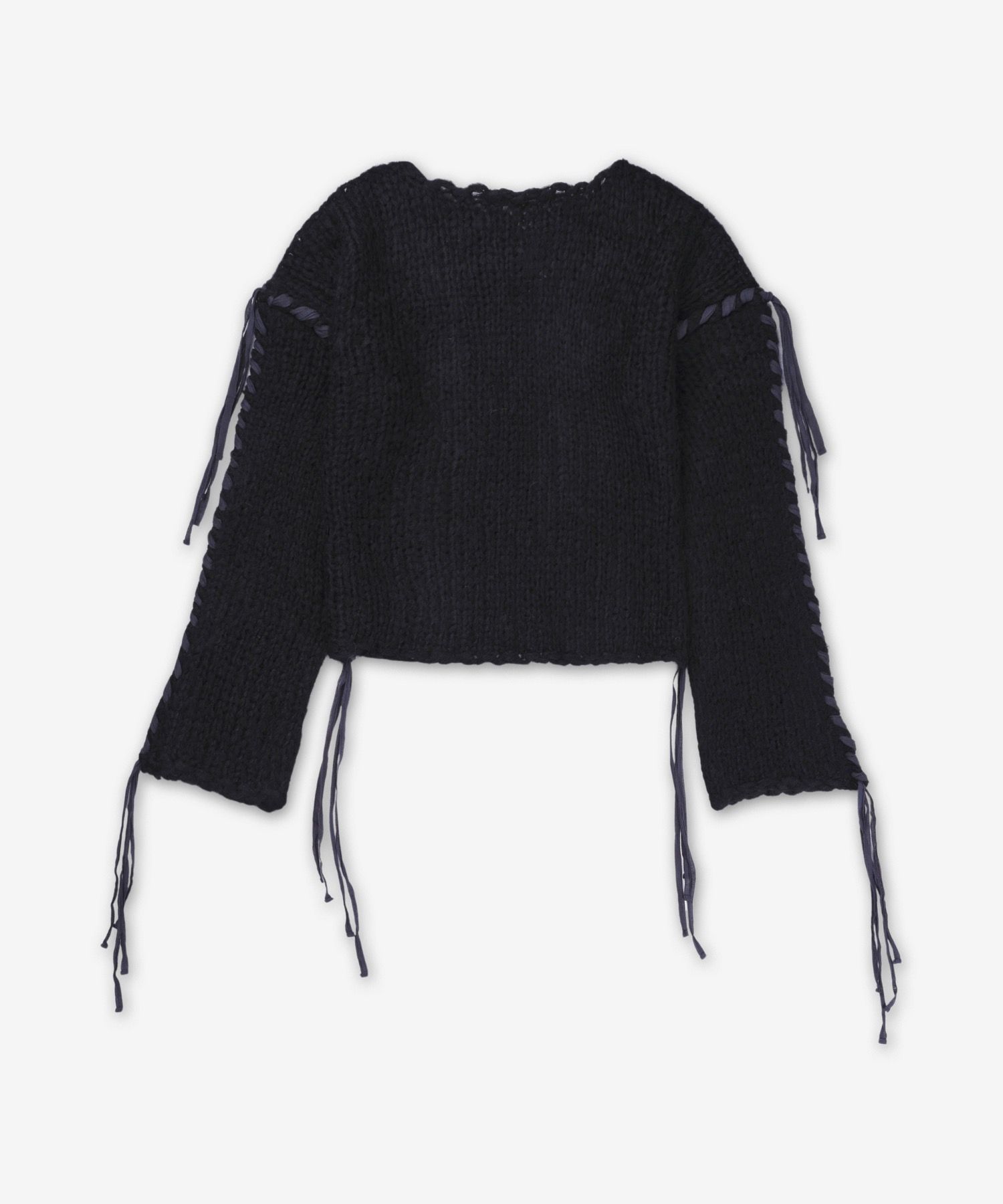 MUSINSA公式 | ACNE STUDIOS ケーブルニット - ブラック / A60544900