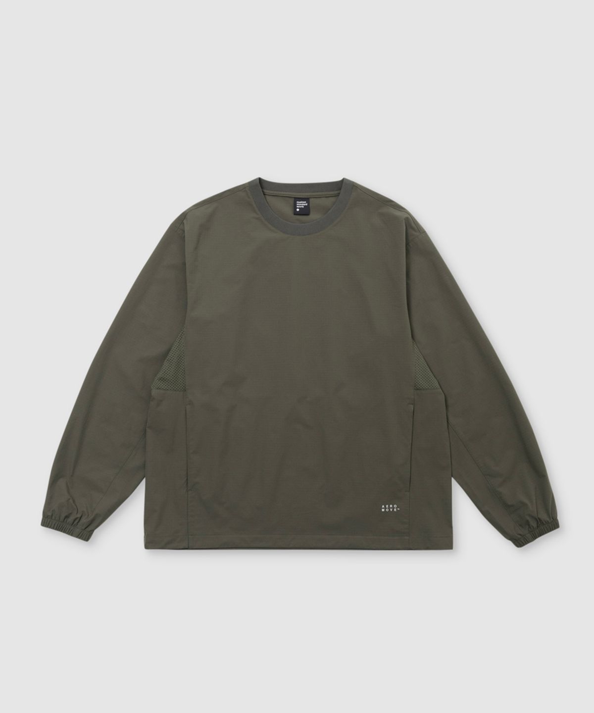 무신사 스탠다드 스포츠(MUSINSA STANDARD SPORTS) 립스탑 오버핏 피스테 롱슬리브 (2color)