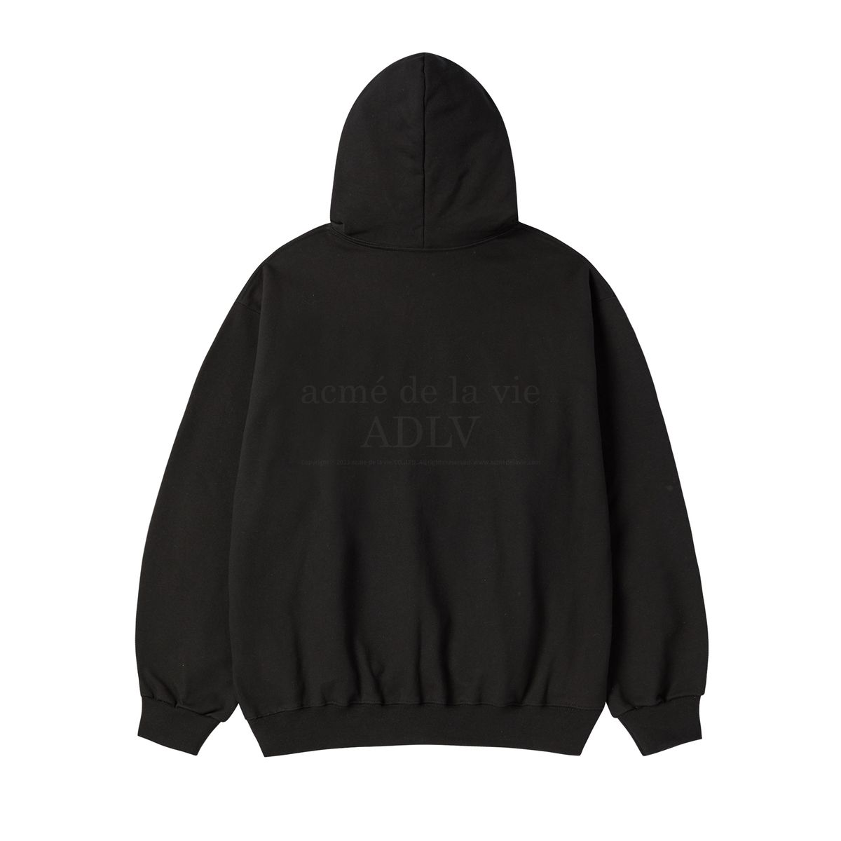 아크메드라비(ACME DE LA VIE) LETTERING RABBIT HOODIE