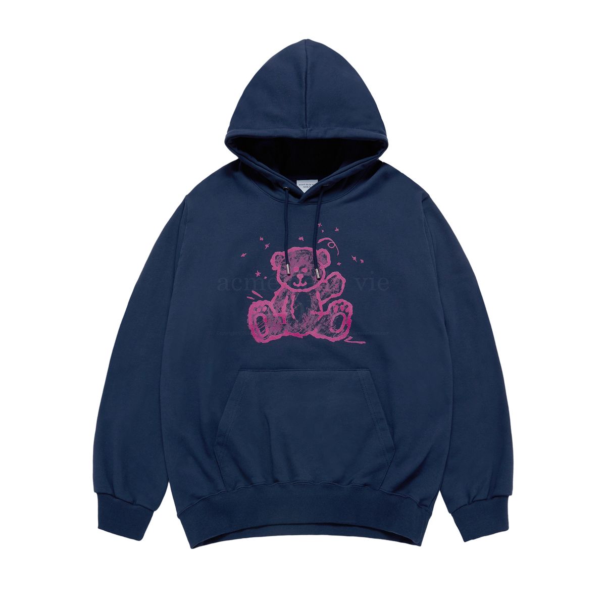 아크메드라비(ACME DE LA VIE) HAND SKETCH BEAR HOODIE