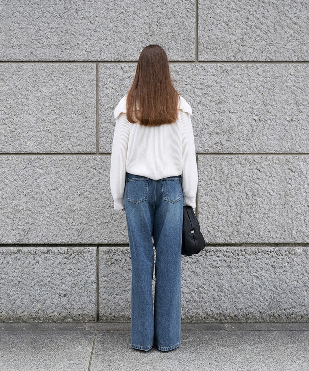 르네제이(RENEJ) RELL TWO TUCK DENIM PANTS