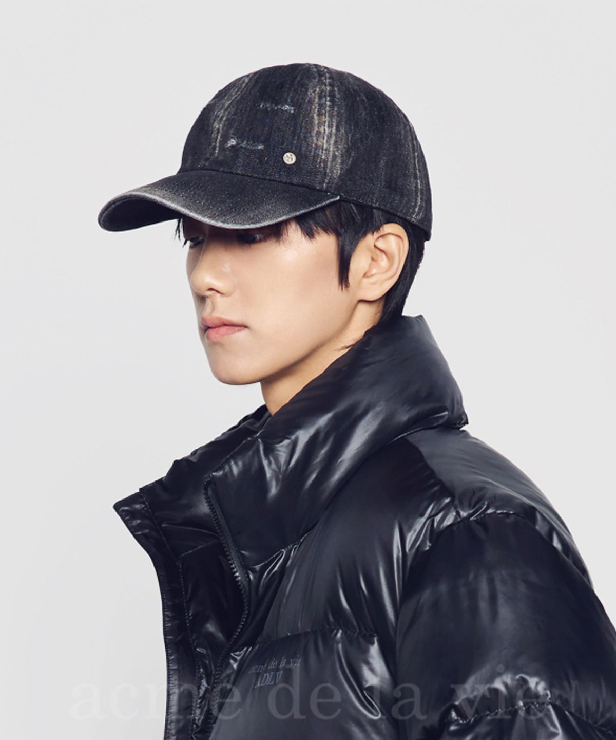 아크메드라비(ACME DE LA VIE) DAMAGE WASHING DENIM BALL CAP (2COLOR)