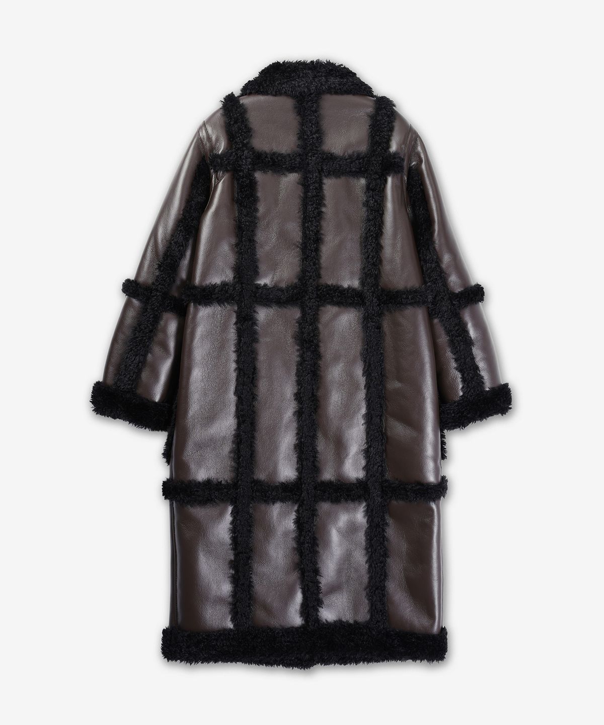 스탠드 스튜디오(STAND STUDIO) 패트리스 코트 - 다크 브라운:블랙 / 61100901087499