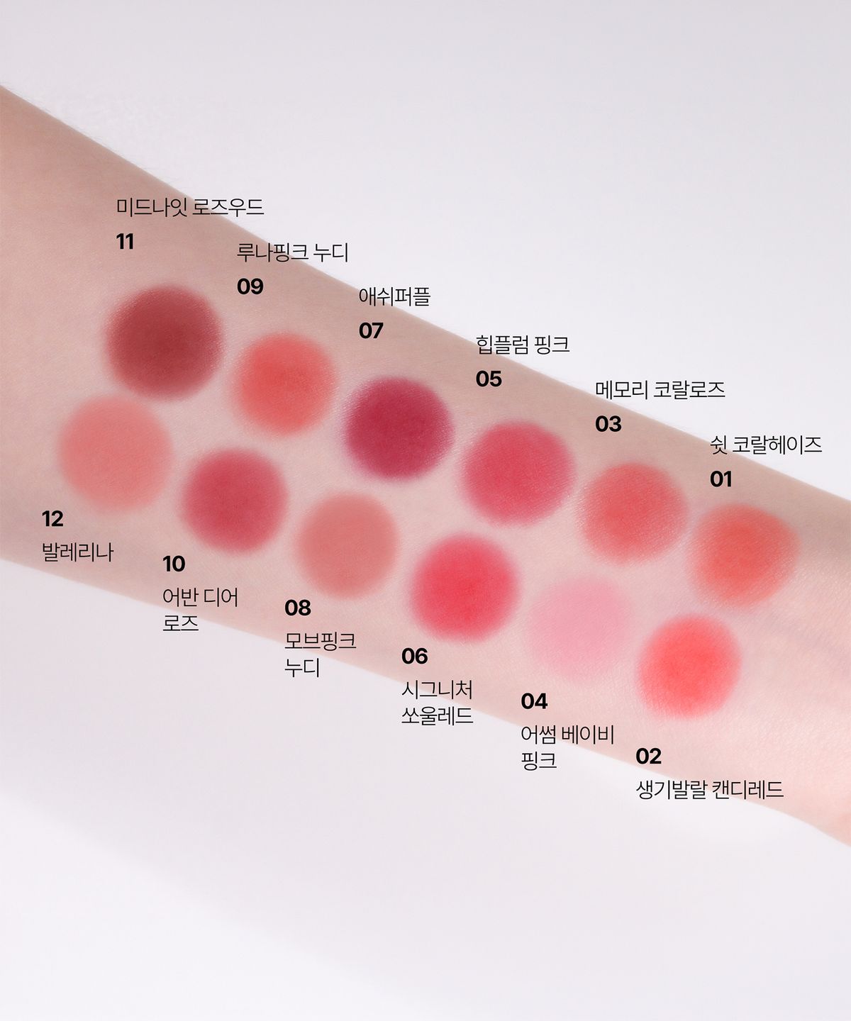 메크쏘울(MAKESOUL) 아티스트 립앤치크(4.5g / 12Colors)