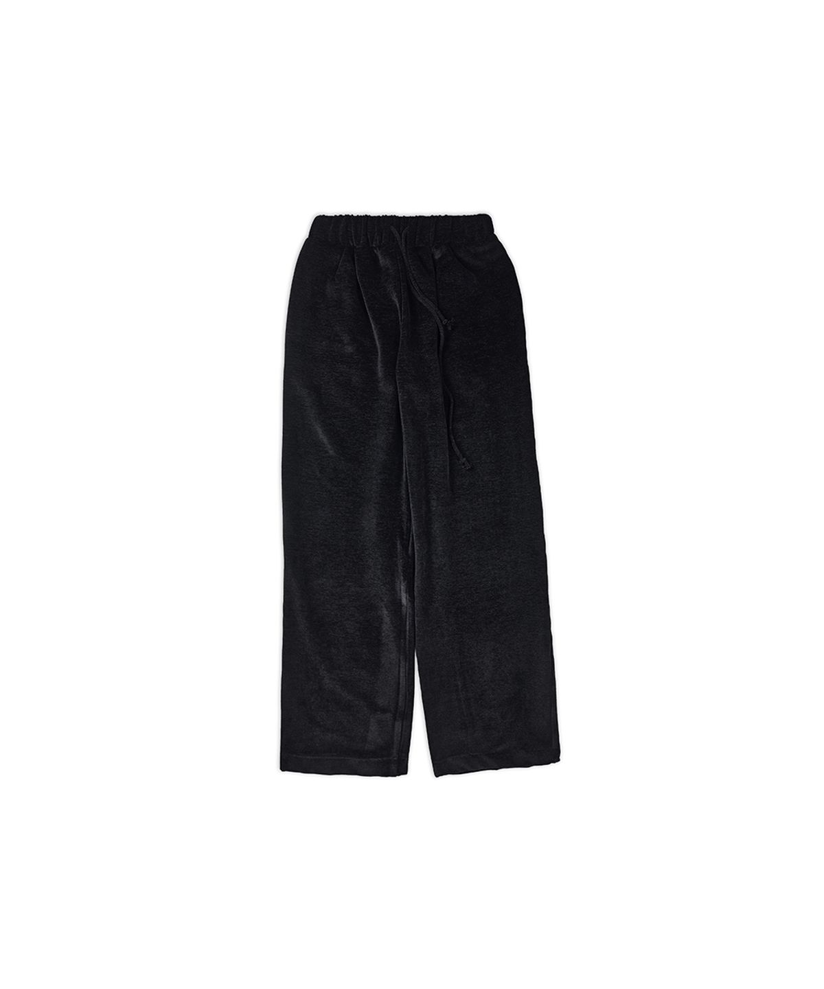320쇼룸(320SHOWROOM) Velvet Drawstring Elastic Pants Black